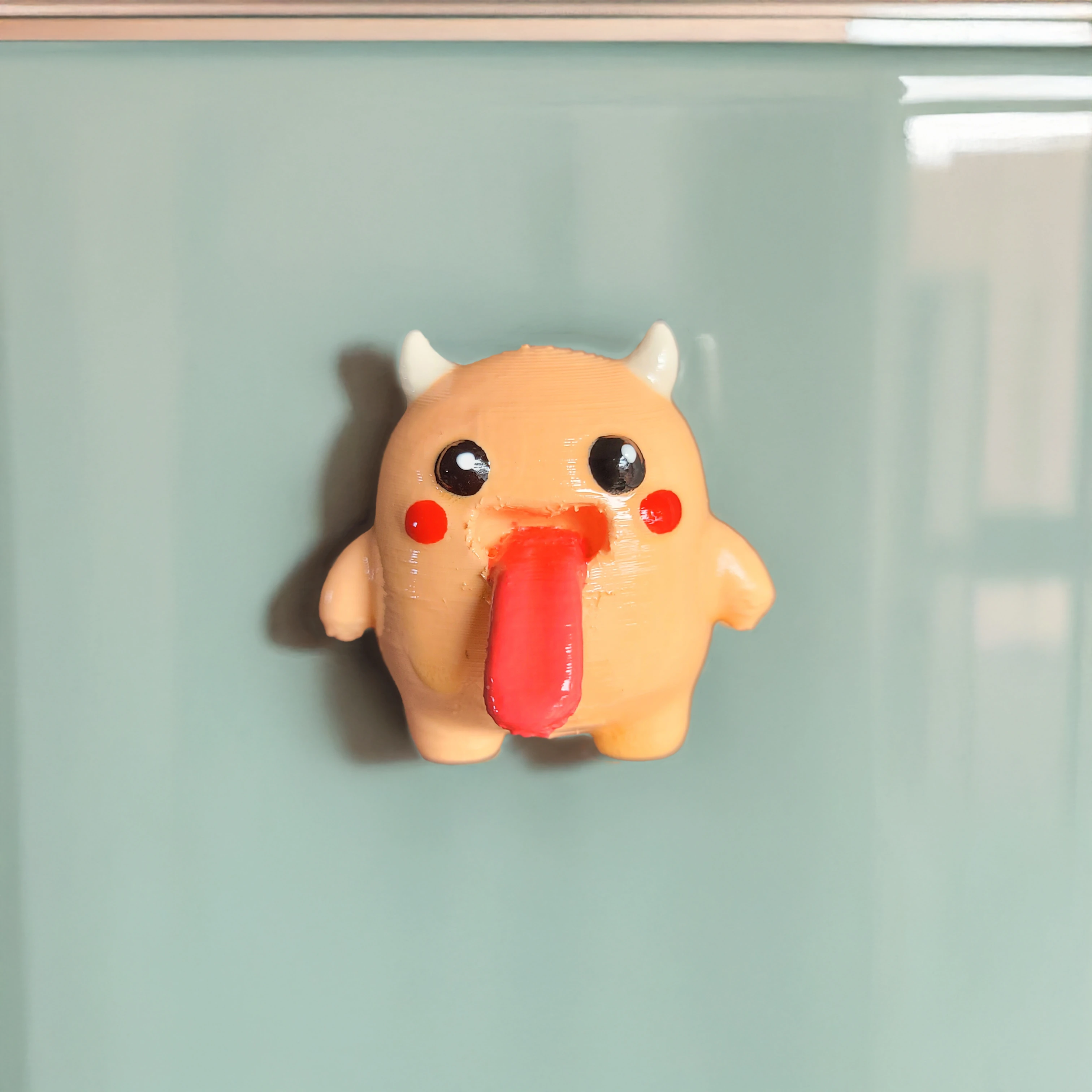 Sevimli Canavarlar Magnet Seti – 6’lı El Boyaması Buzdolabı Süsü