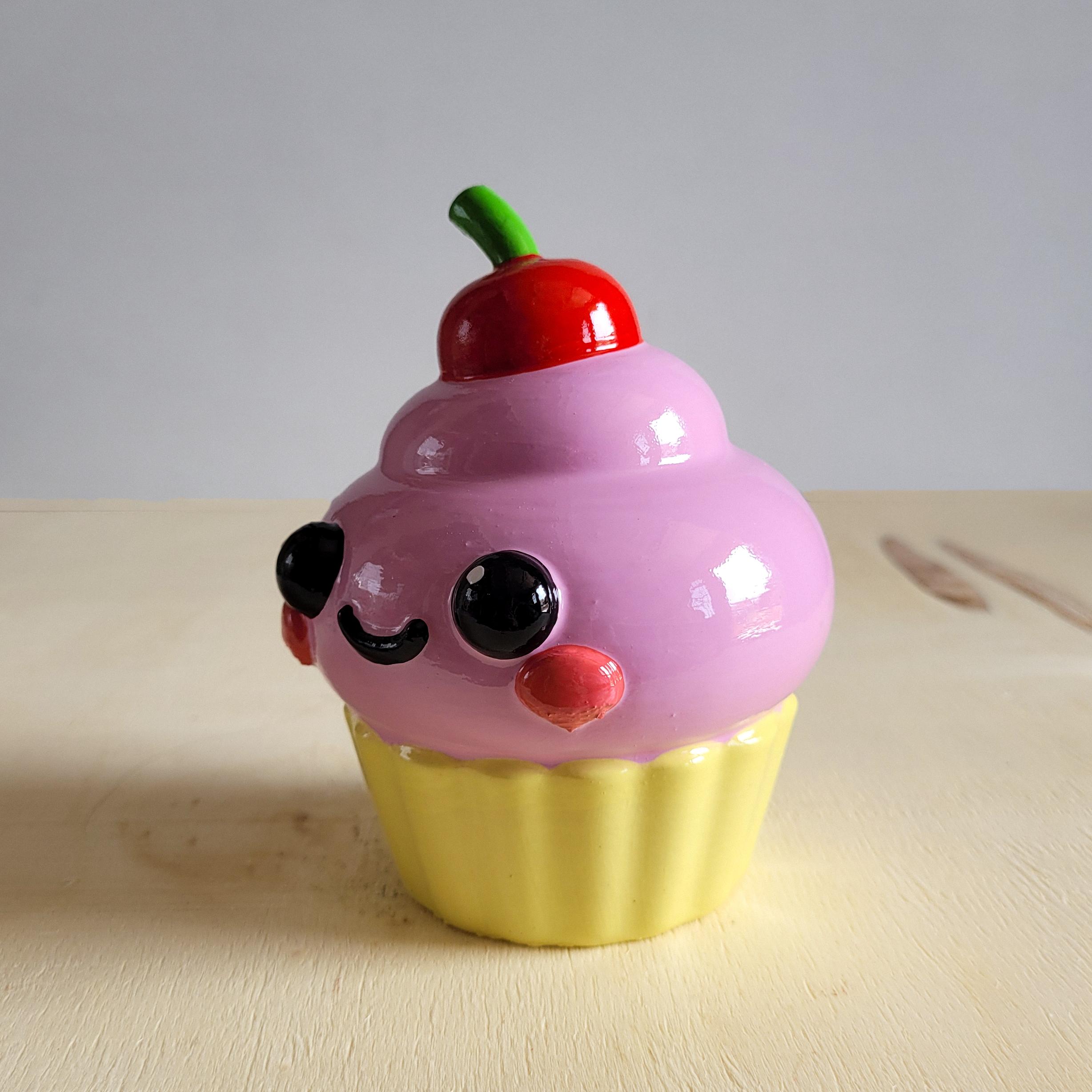 Gülümseyen Cupcake