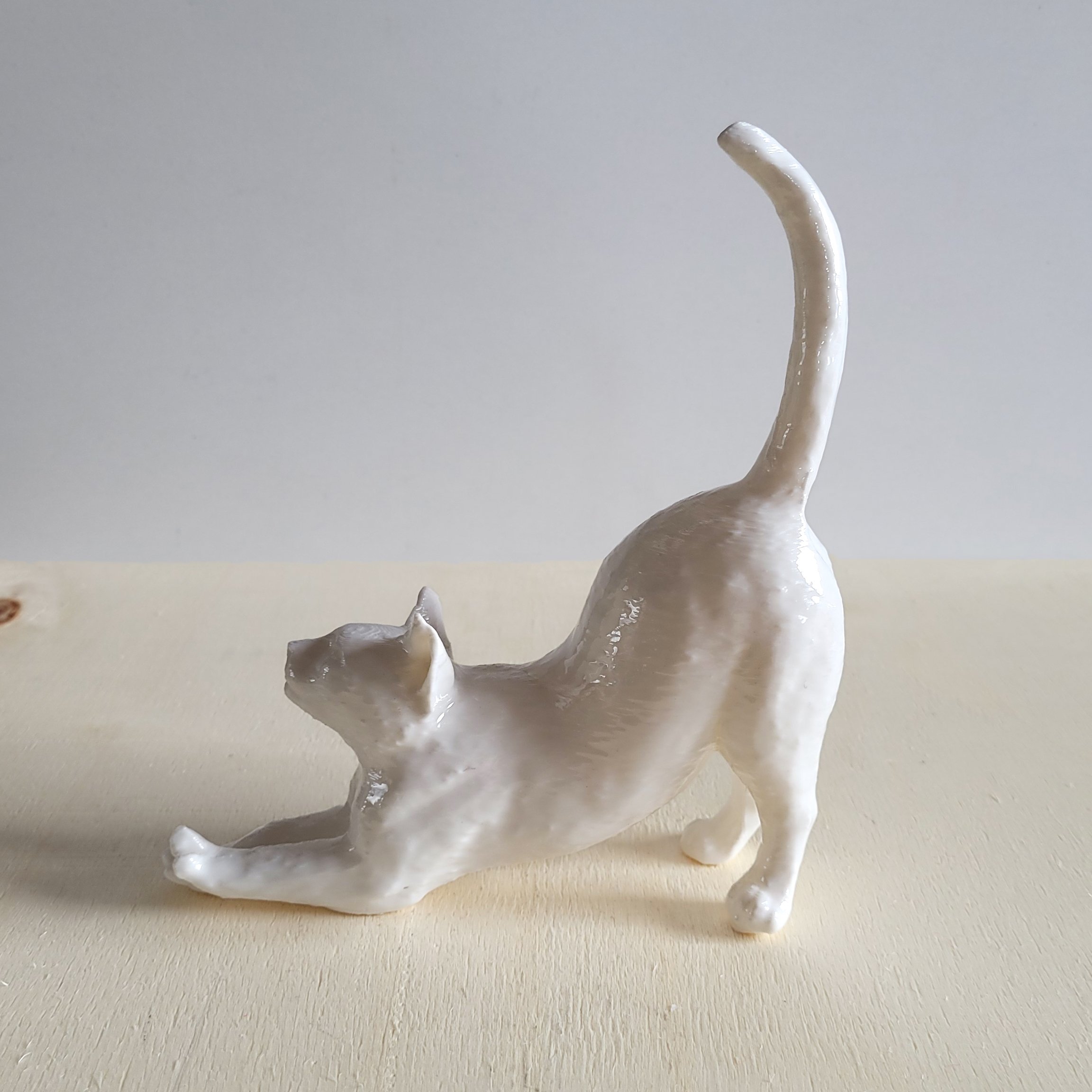 Esneyen Kedi Yüzük Düzenleyici