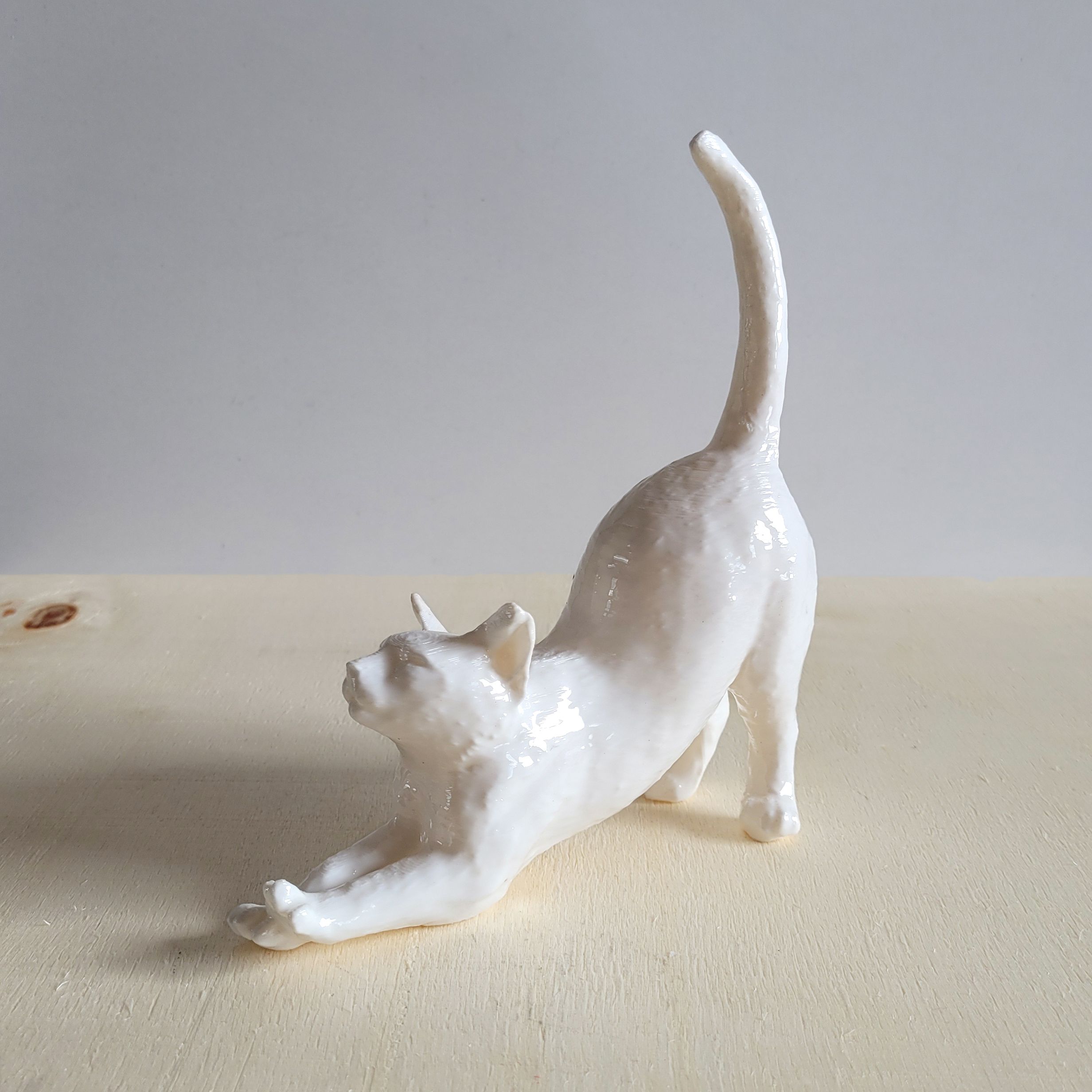 Esneyen Kedi Yüzük Düzenleyici
