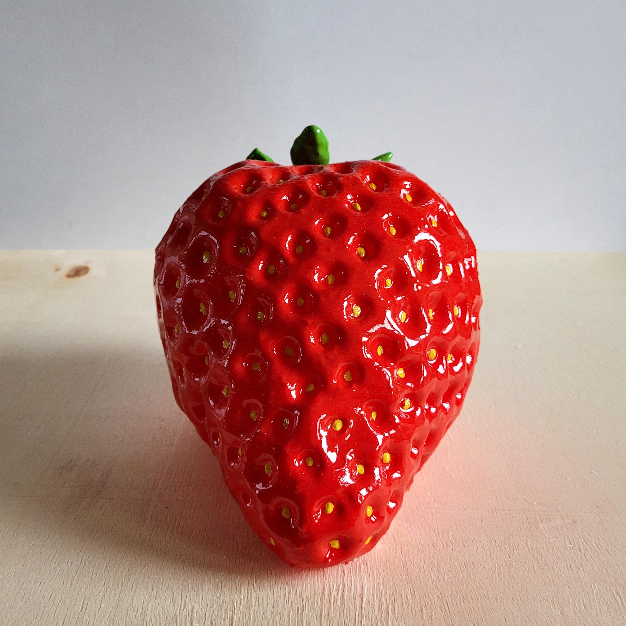 Big Berry Dekoratif Çilek Heykeli