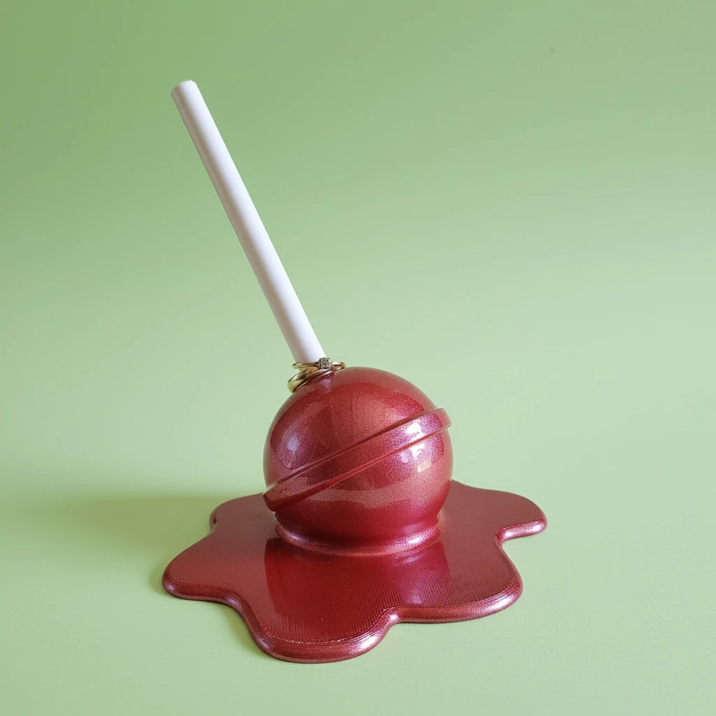 Erimiş Lolipop Yüzük Tutacağı - Apple Candy