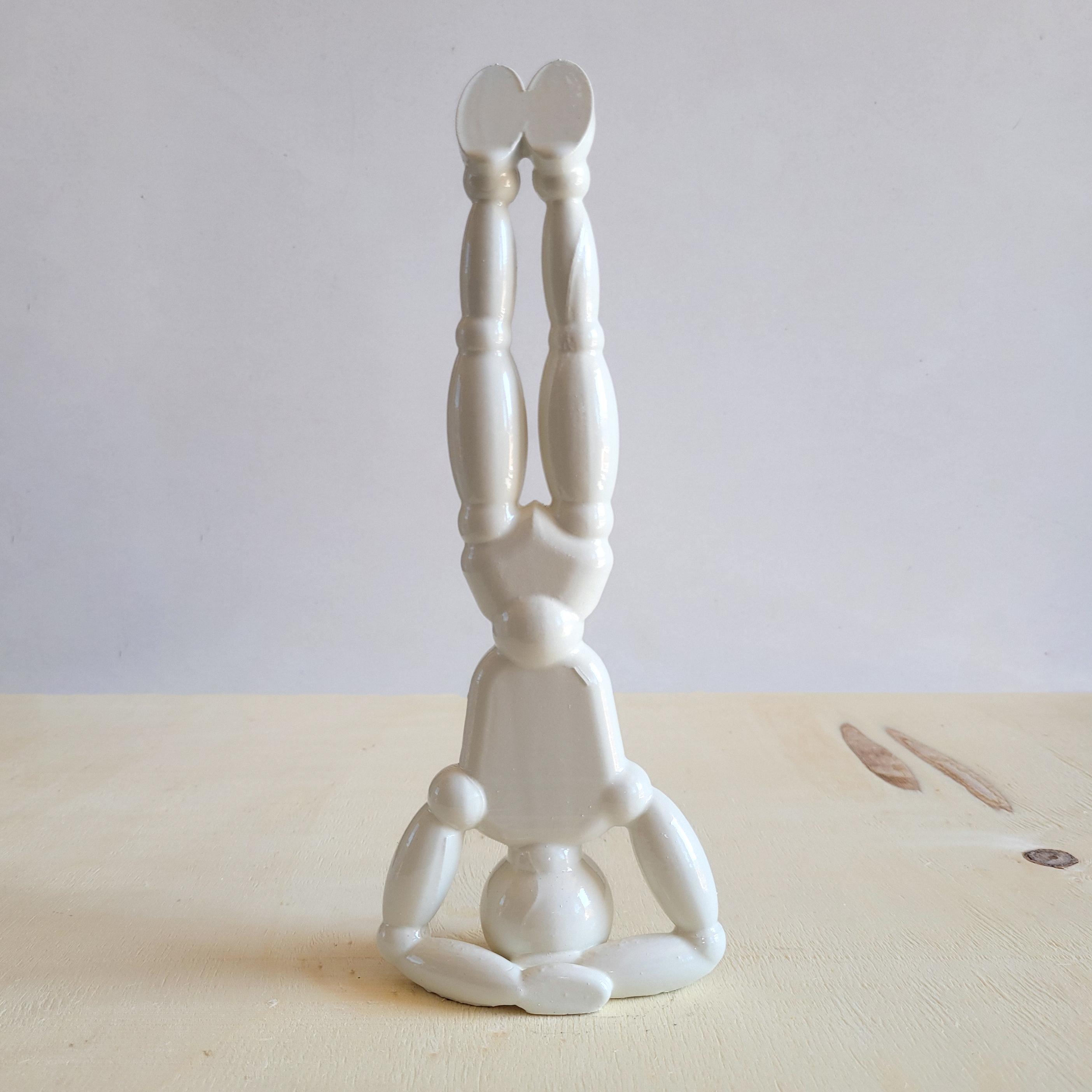 Yoga Headstand Pozu Figürü