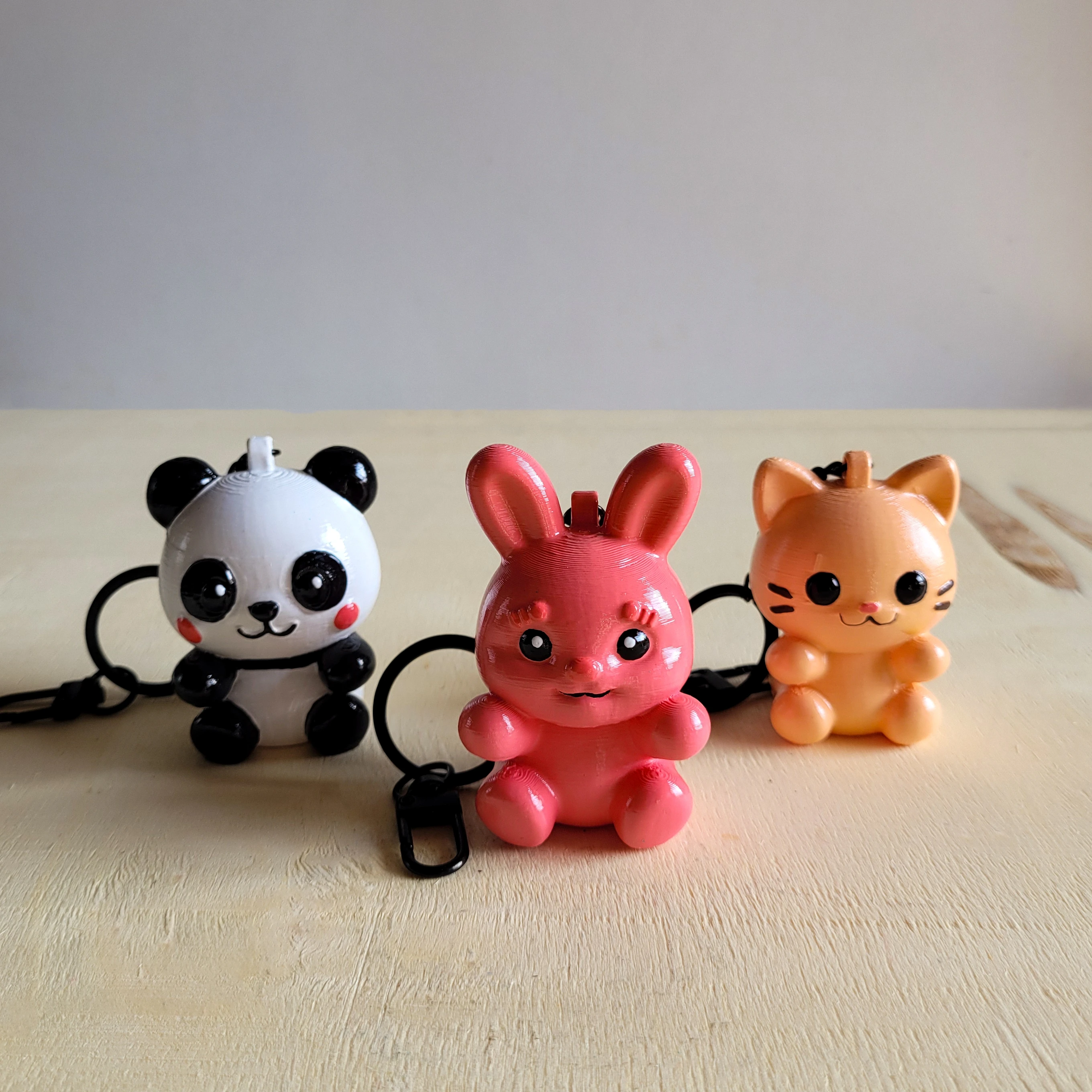 Kawaii Hayvanlar Anahtarlık