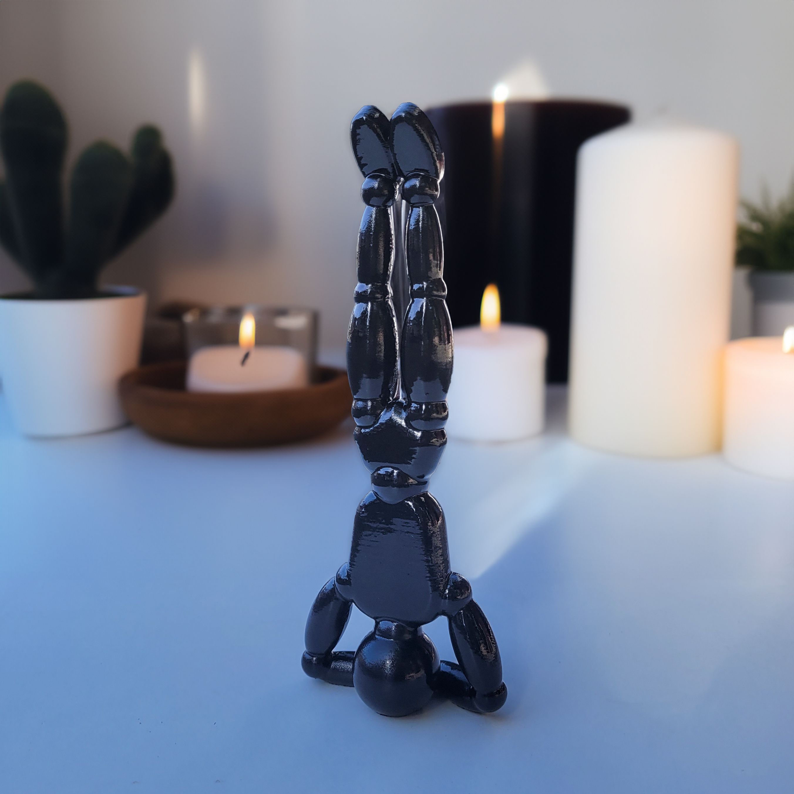 Yoga Headstand Pozu Figürü - Black