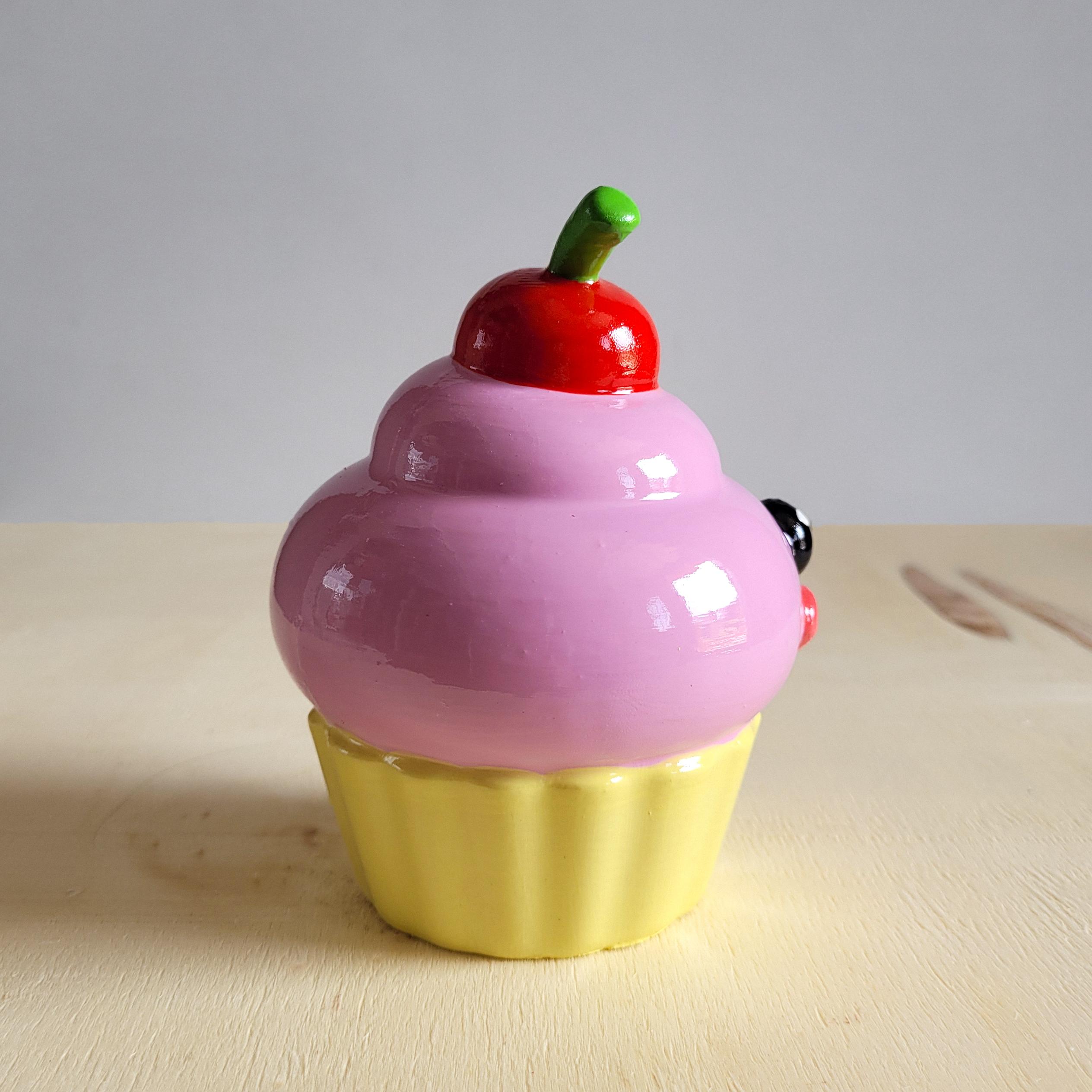 Gülümseyen Cupcake