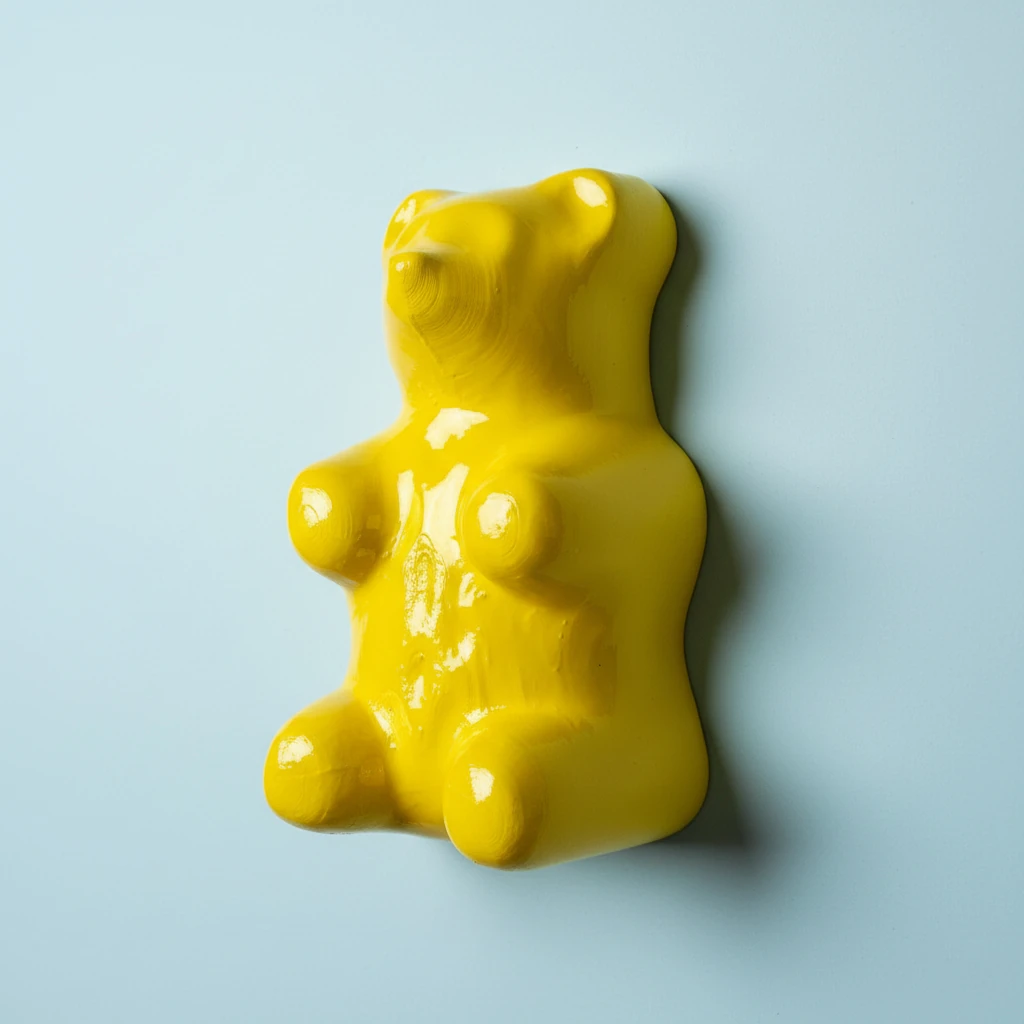 Gummy Bear Duvar Figürü - Yellow