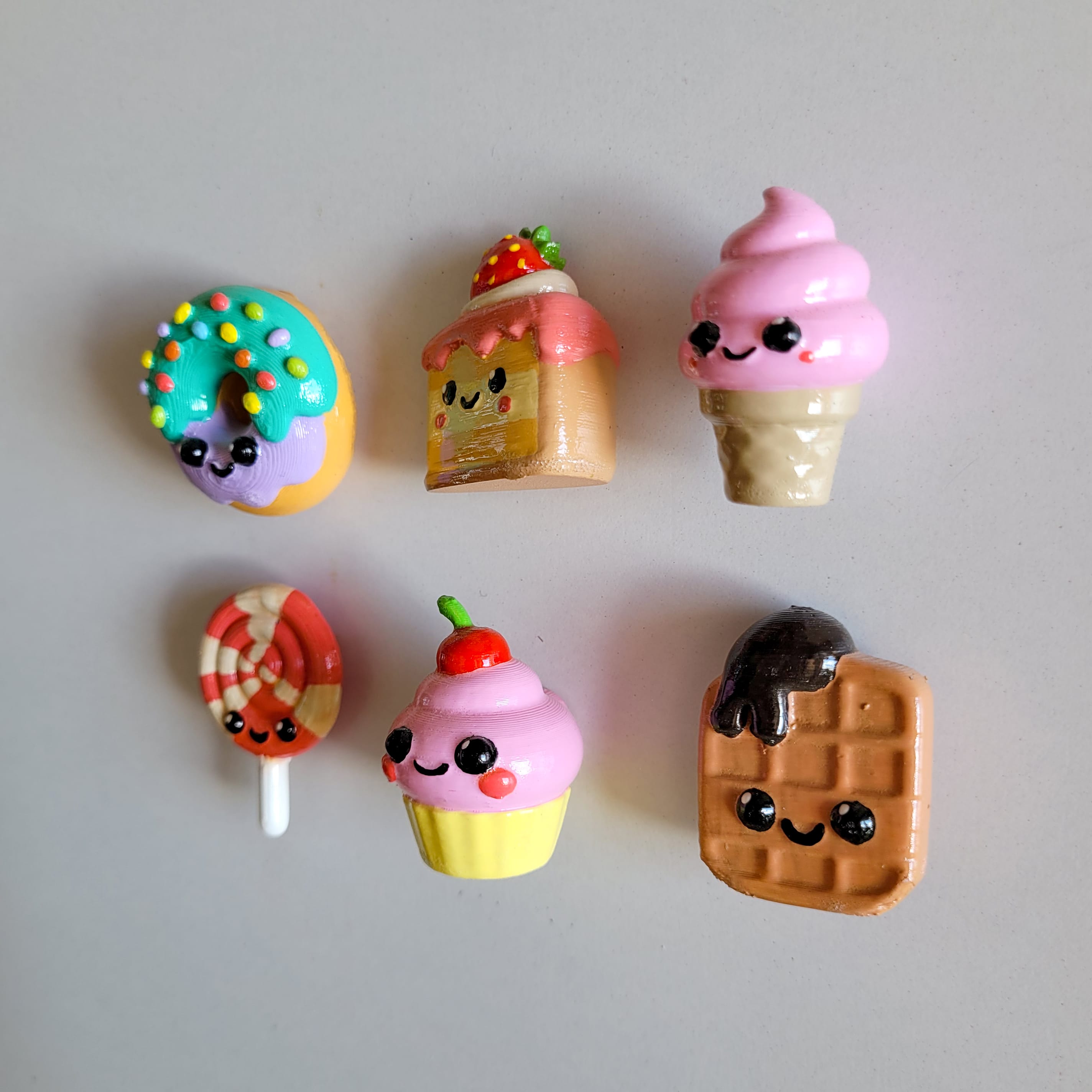 Kawaii Tatlılar 6'lı Magnet Seti