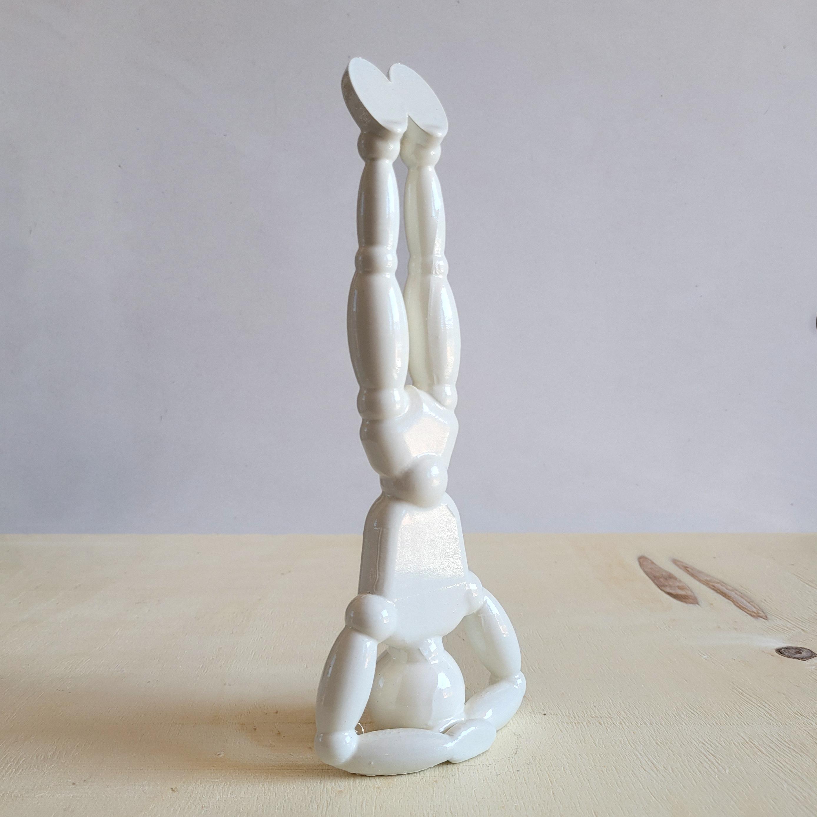 Yoga Headstand Pozu Figürü