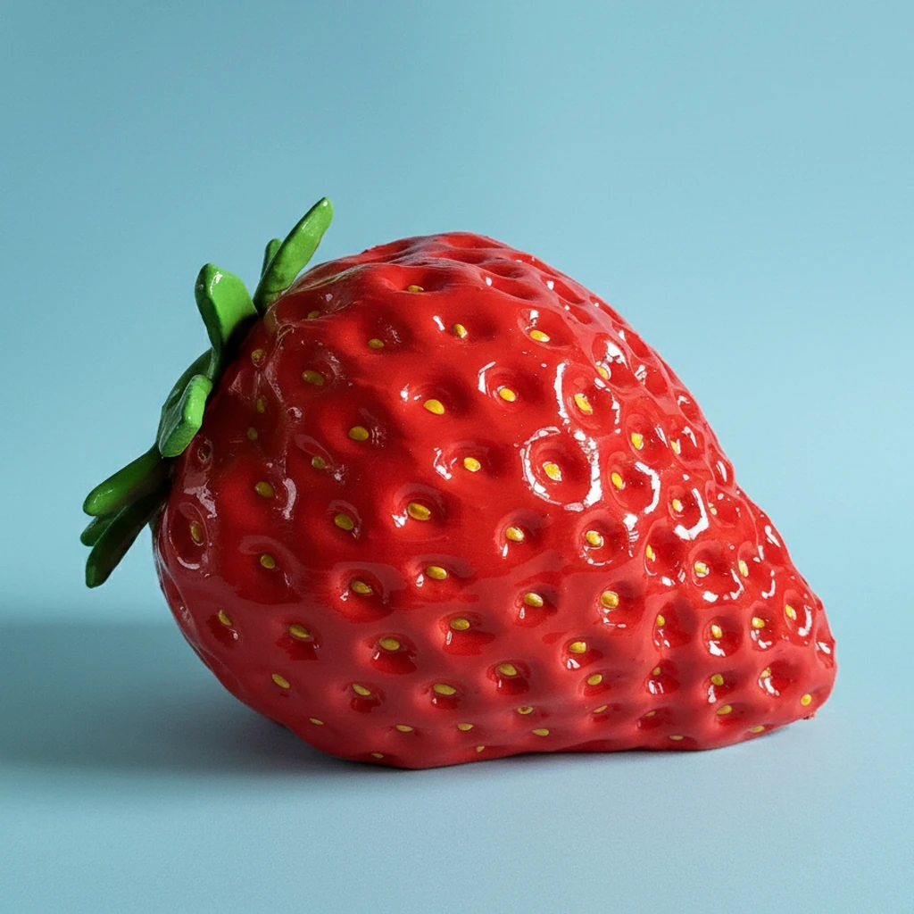 Big Berry Dekoratif Çilek Heykeli