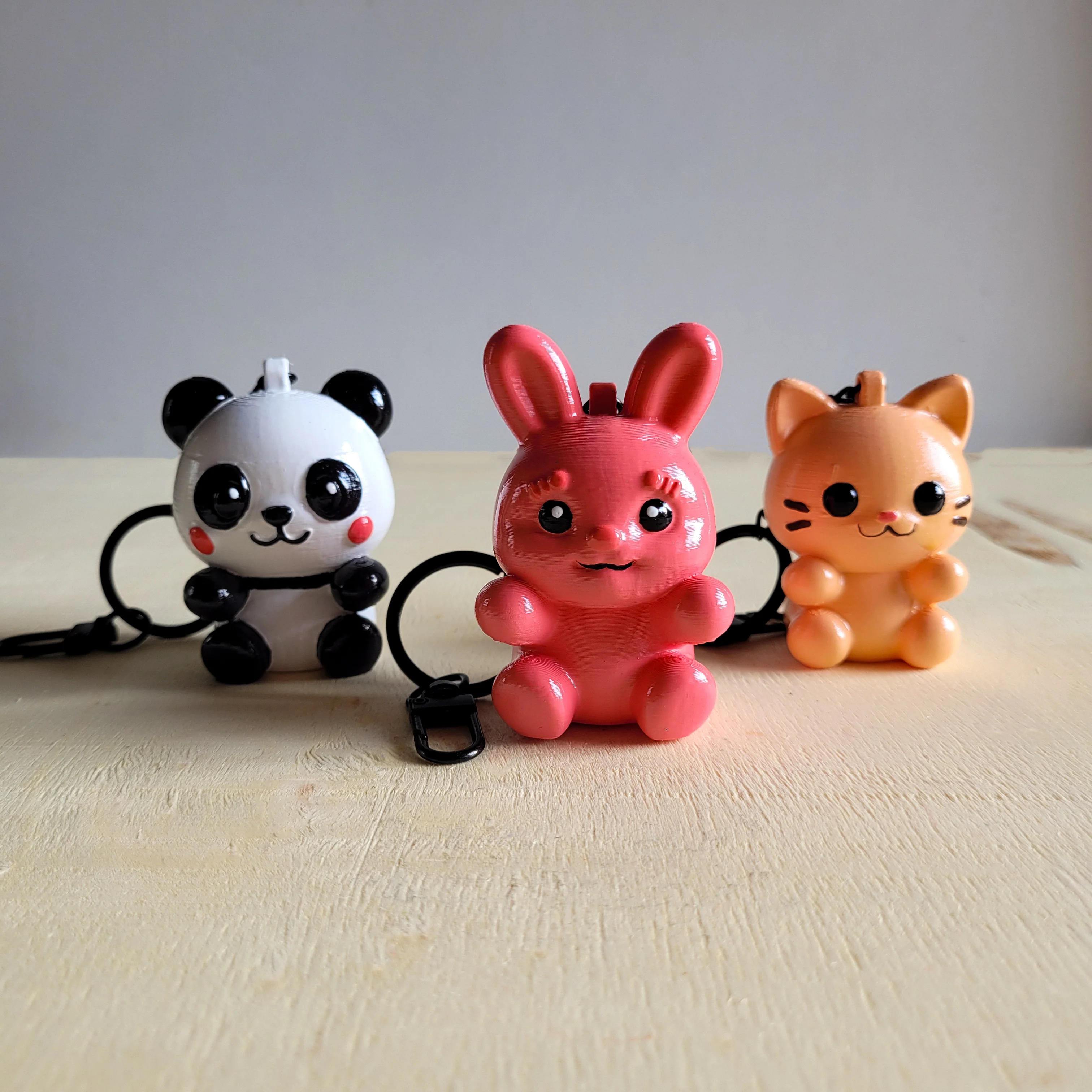 Kawaii Hayvanlar Anahtarlık