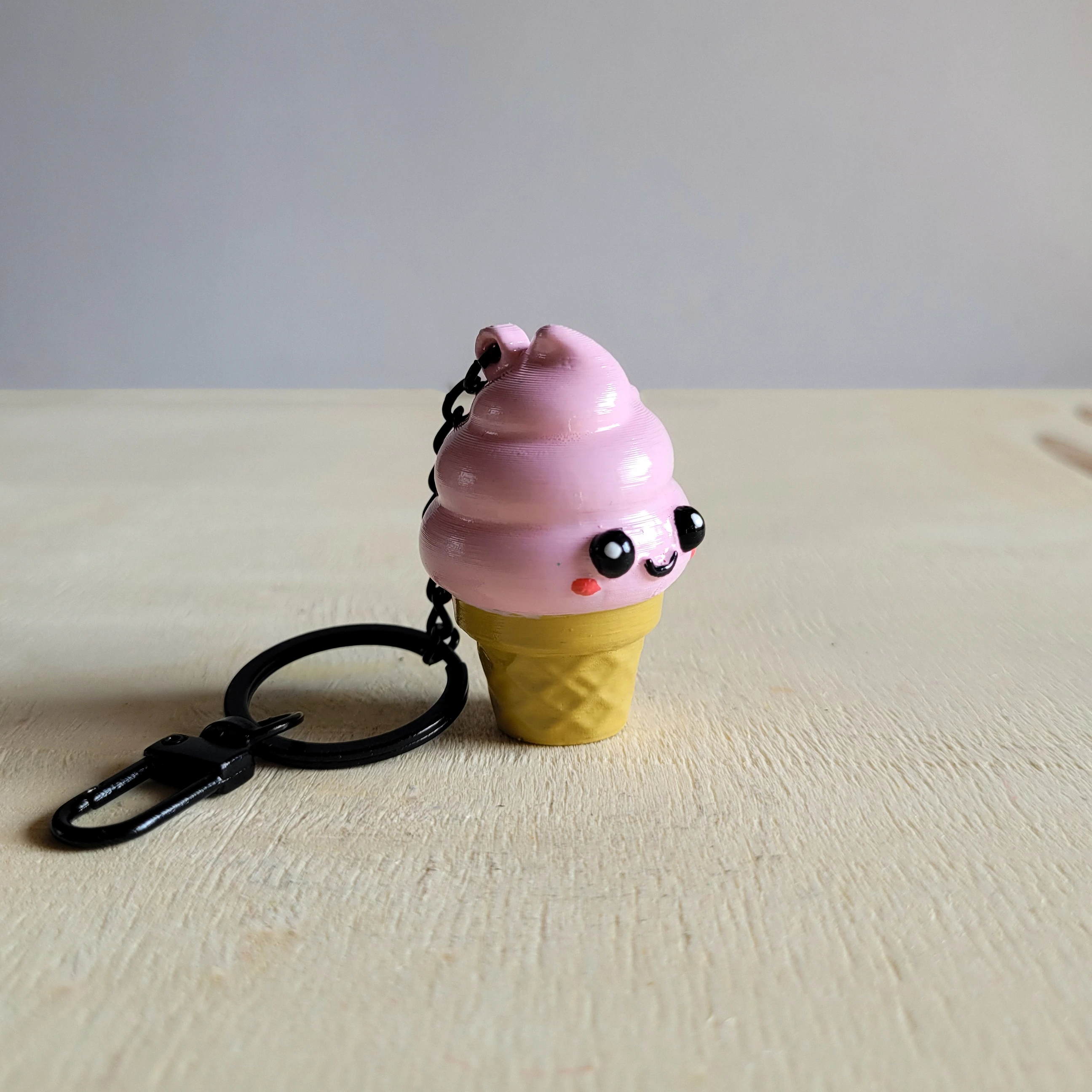 Kawaii Dondurma Anahtarlık