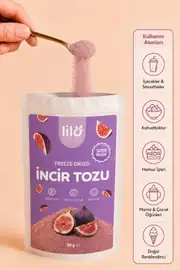 Freeze Dried İncir Tozu 50 g - %100 İncir - Dondurularak Kurutulmuş Meyve Tozu