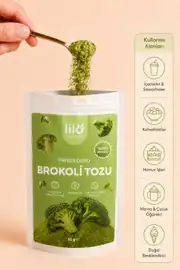 Freeze Dried Brokoli Tozu 50 g - %100 Brokoli - Dondurularak Kurutulmuş Sebze Tozu