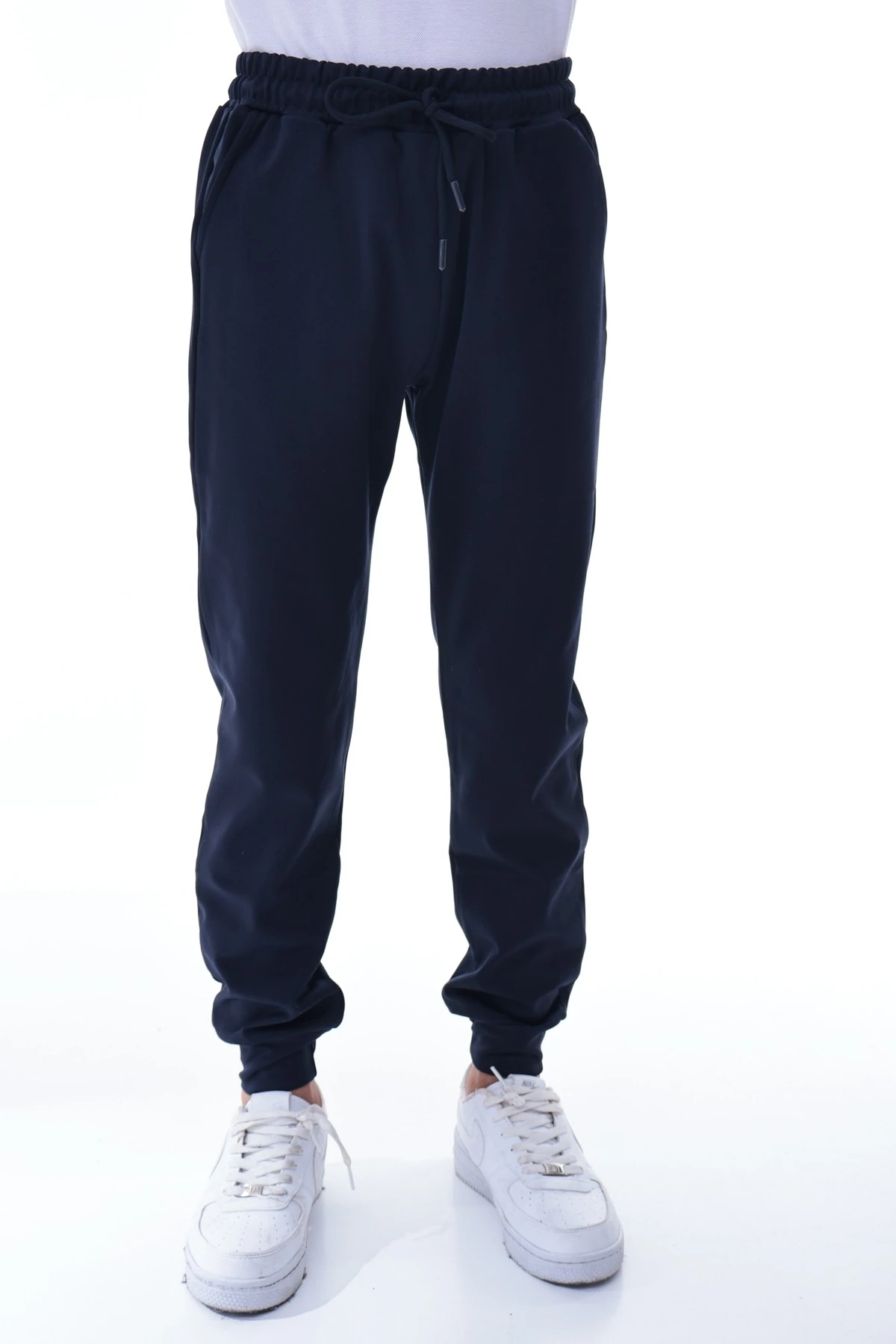 Erkek Çocuk Lacivert Eşofman Altı – Esnek Rahat Kalıp Spor Pantolon