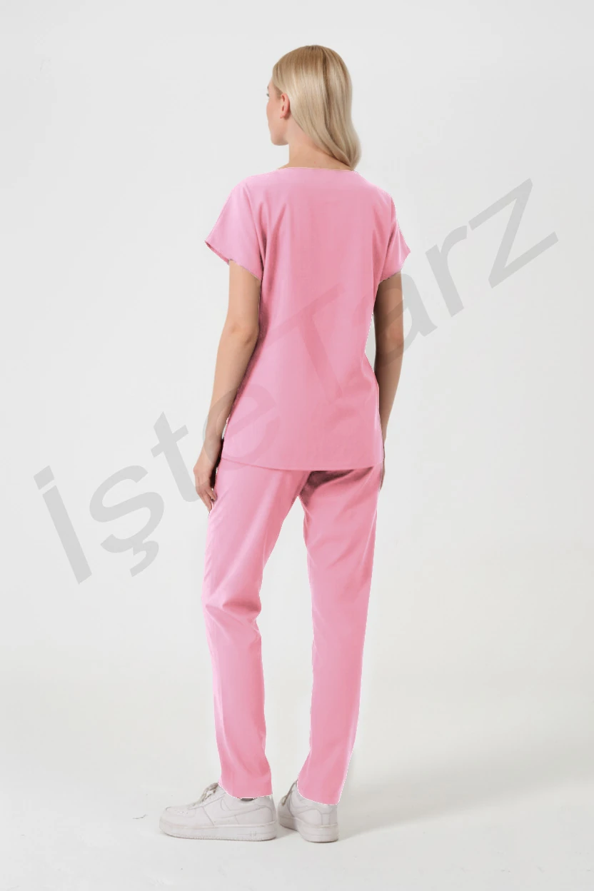 Kadın Doktor/Hemşire Forması Pembe