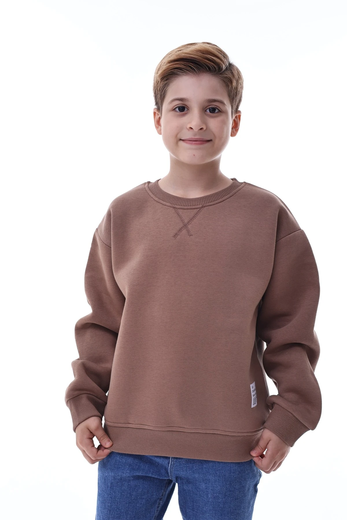 Erkek Çocuk Sweatshirt – %100 Pamuk Rahat Kalıp 5-10 Yaş