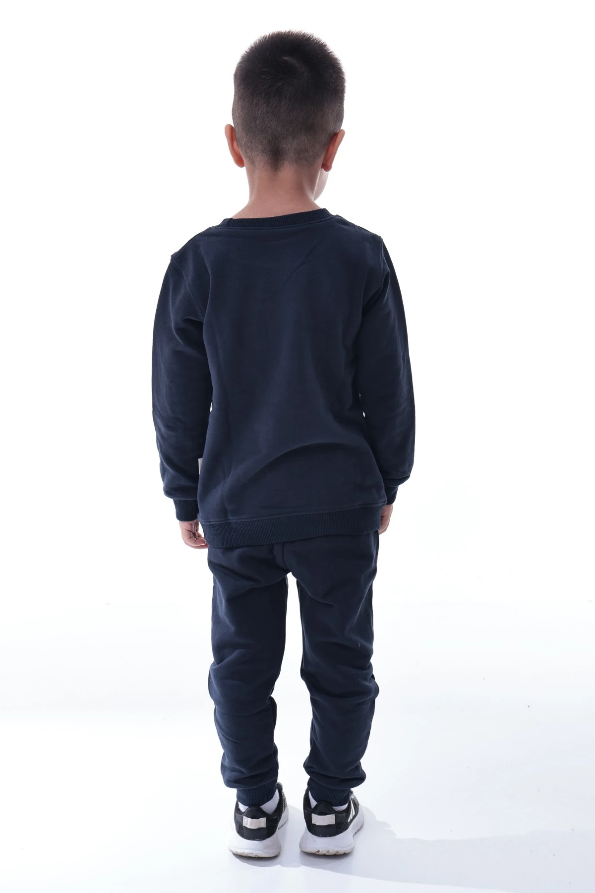 Erkek Çocuk Eşofman Takımı Smile Baskılı | Rahat Spor Üst Alt Takım | Günlük Kombin