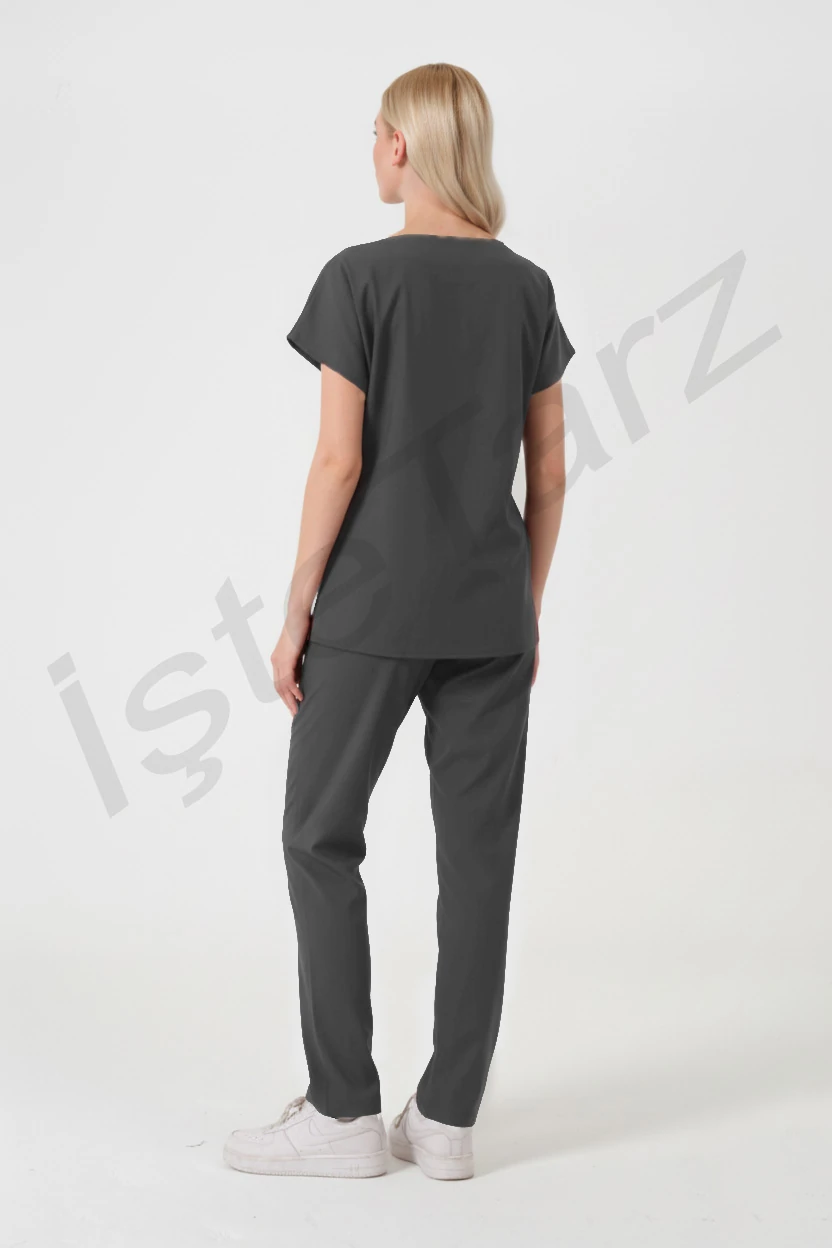 Kadın Doktor/Hemşire Forması Füme