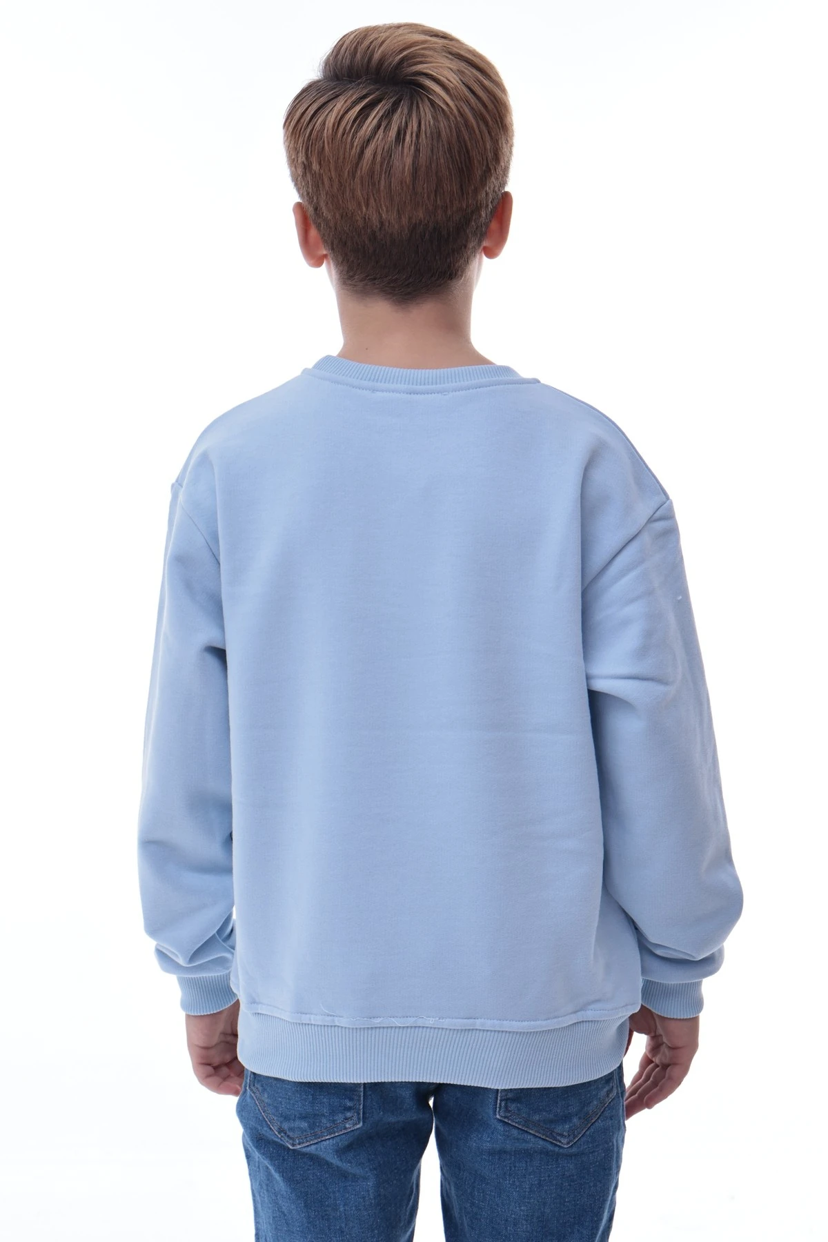 Sonic Baskılı Erkek Çocuk Sweatshirt Gamer Oyun Temalı Rahat Ve Konforlu