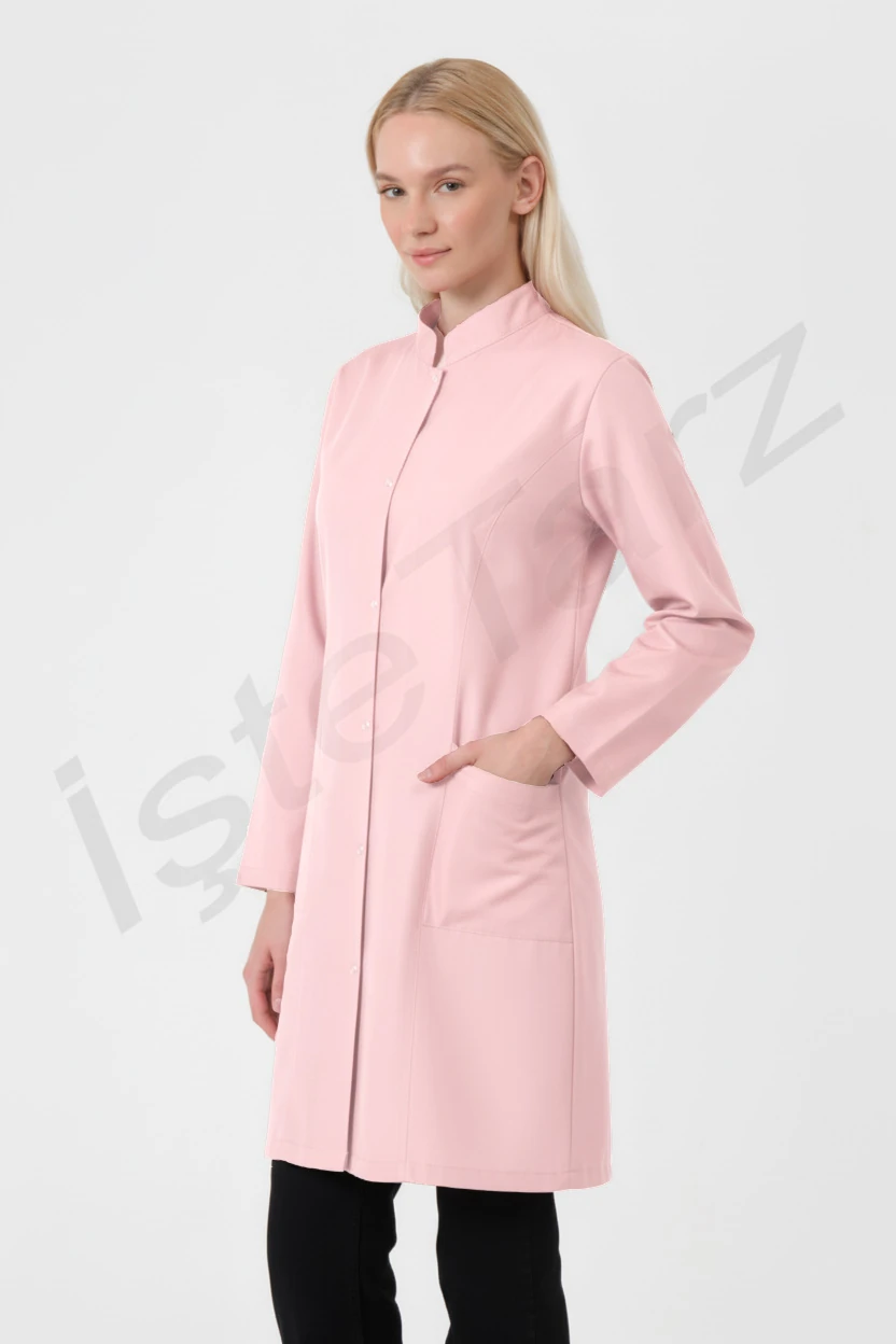 Personel Kadın İş Önlüğü - Pembe