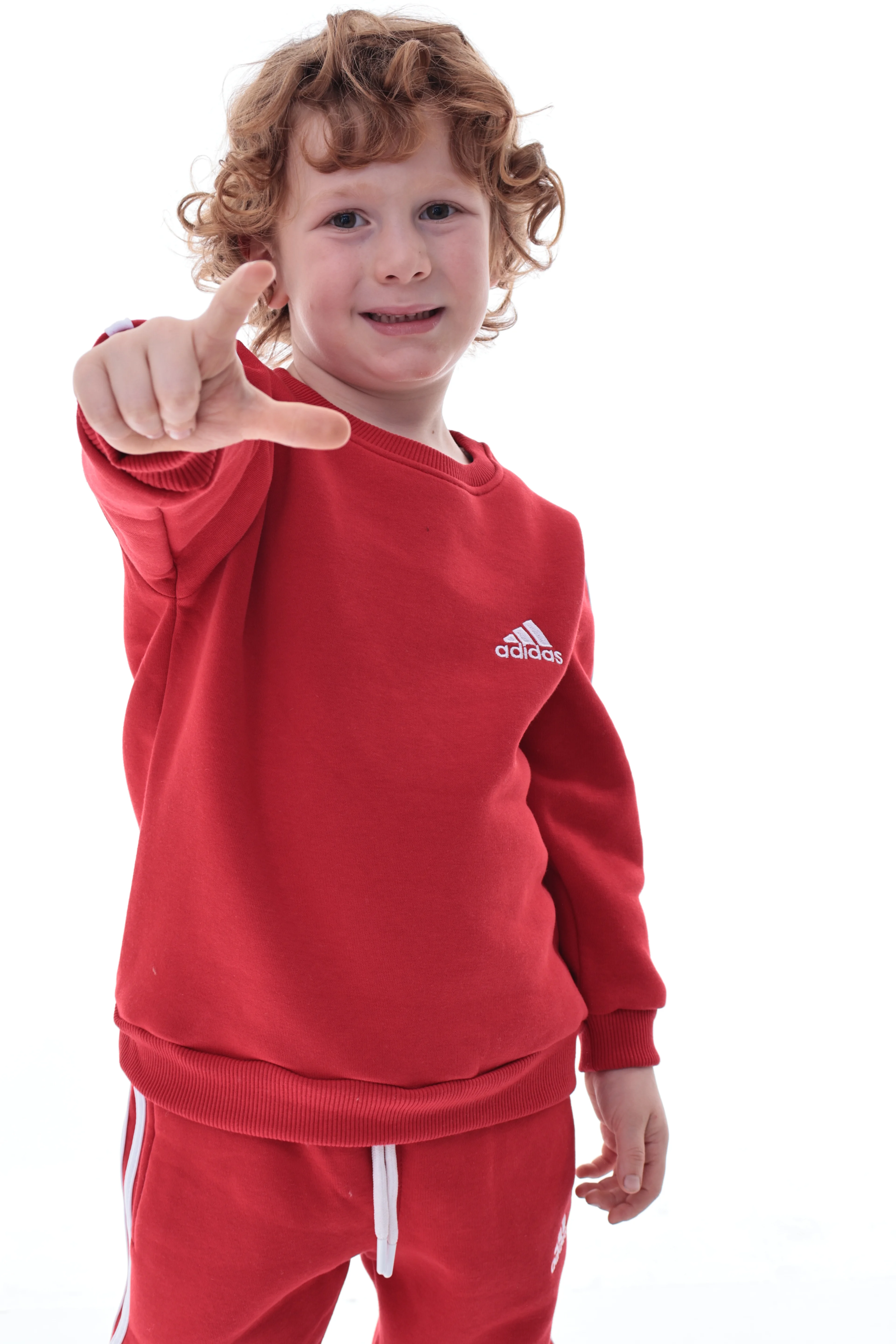 Erkek Çocuk Şeritli Polar Eşofman Takımı – Rahat ve Yumuşak Kumaş