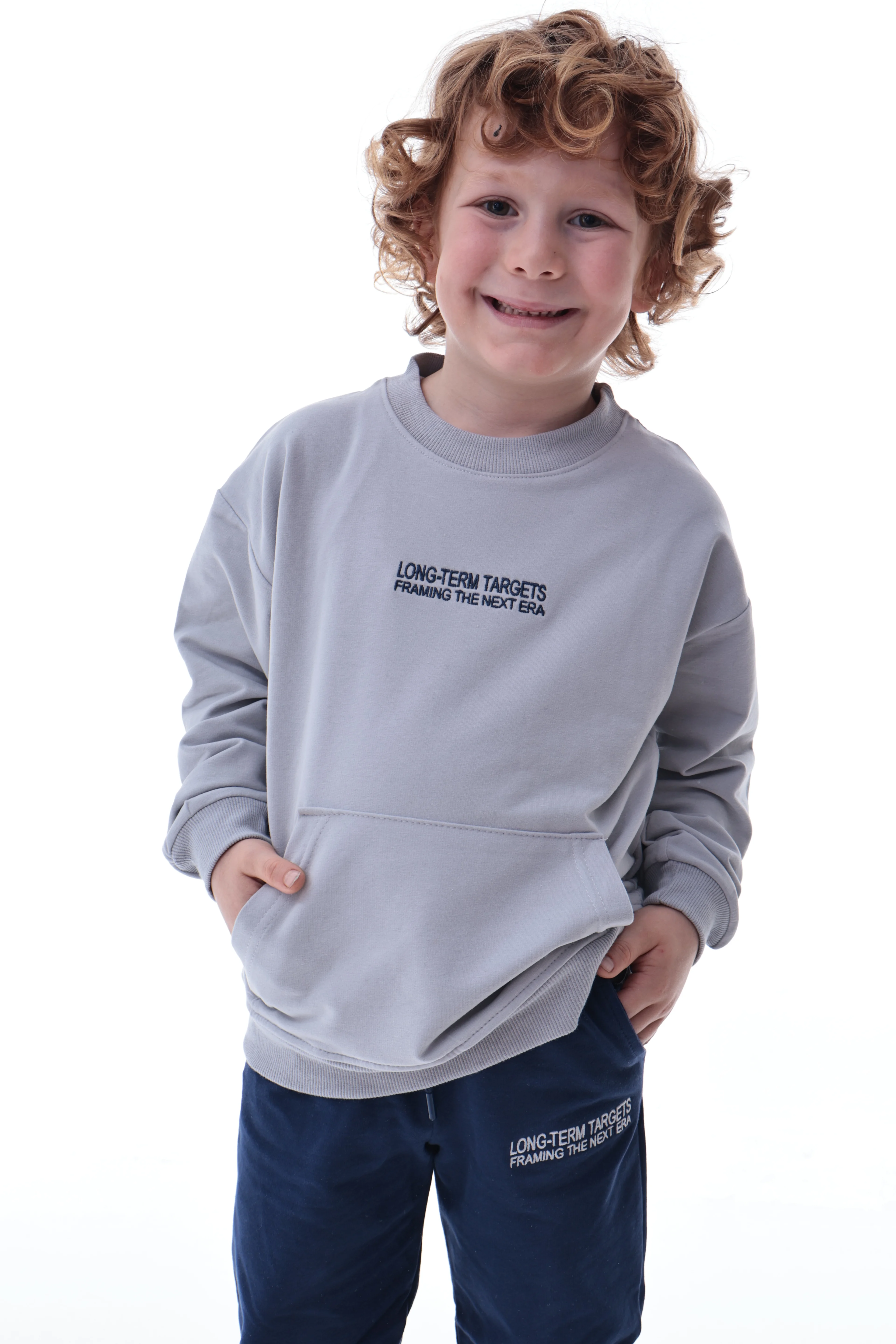 Erkek Çocuk Polar Eşofman Takımı | Yumuşak Kumaş Kapüşonlu Sweat & Rahat Jogger Alt