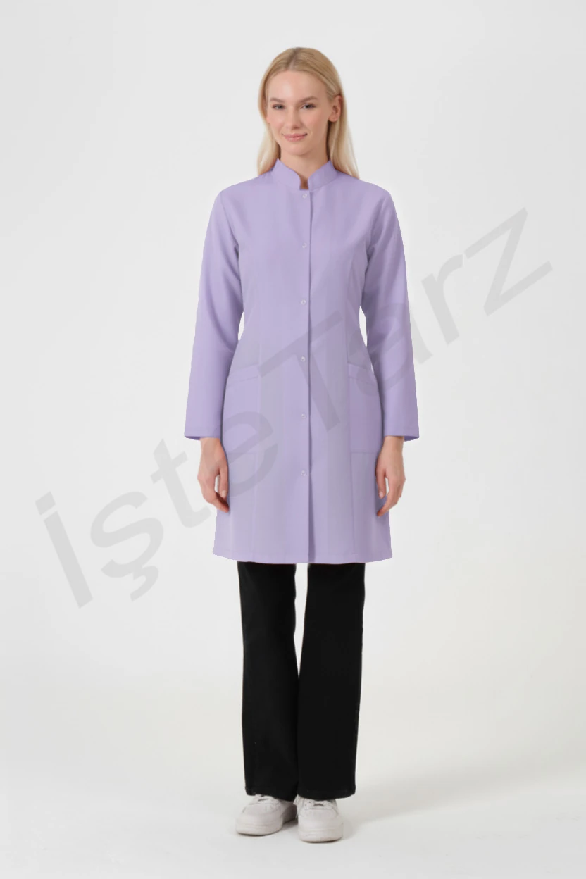 Personel Kadın İş Önlüğü - Mor