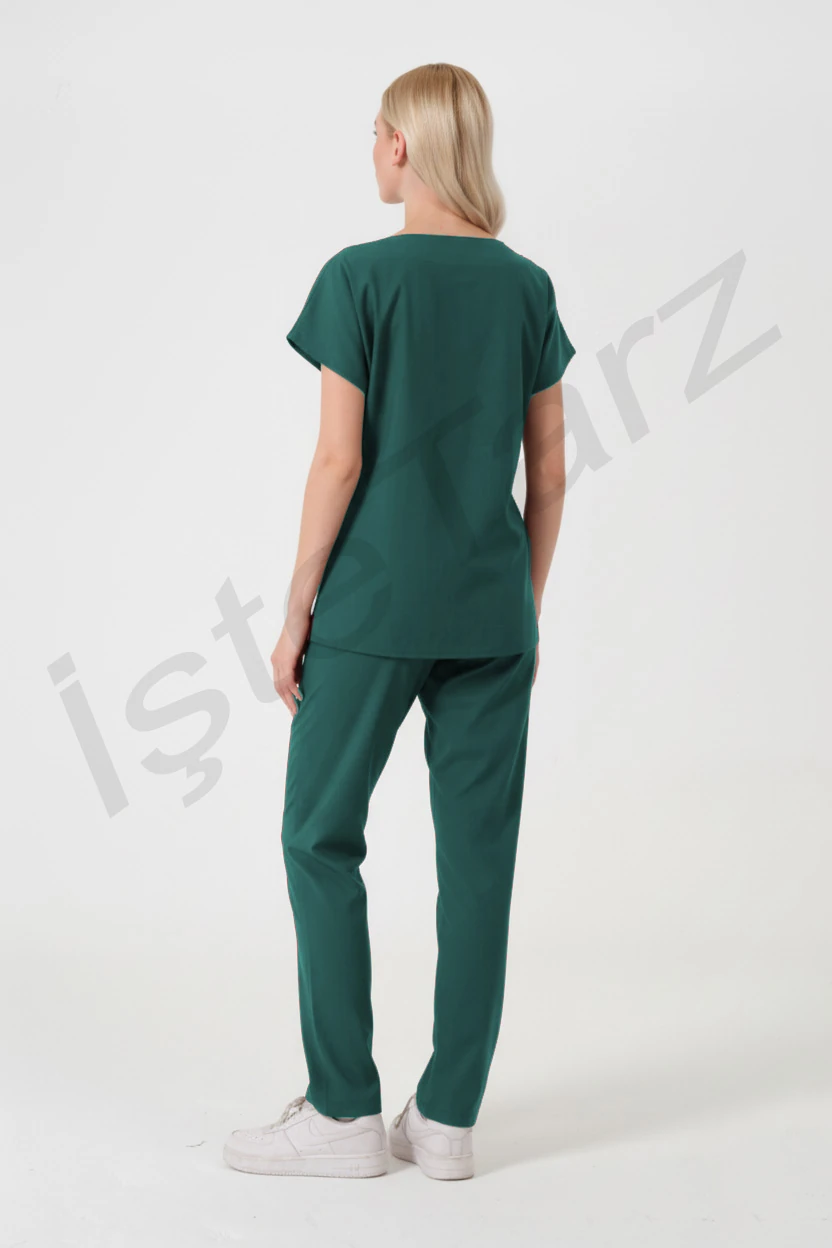 Kadın Doktor/Hemşire Forması Yeşil