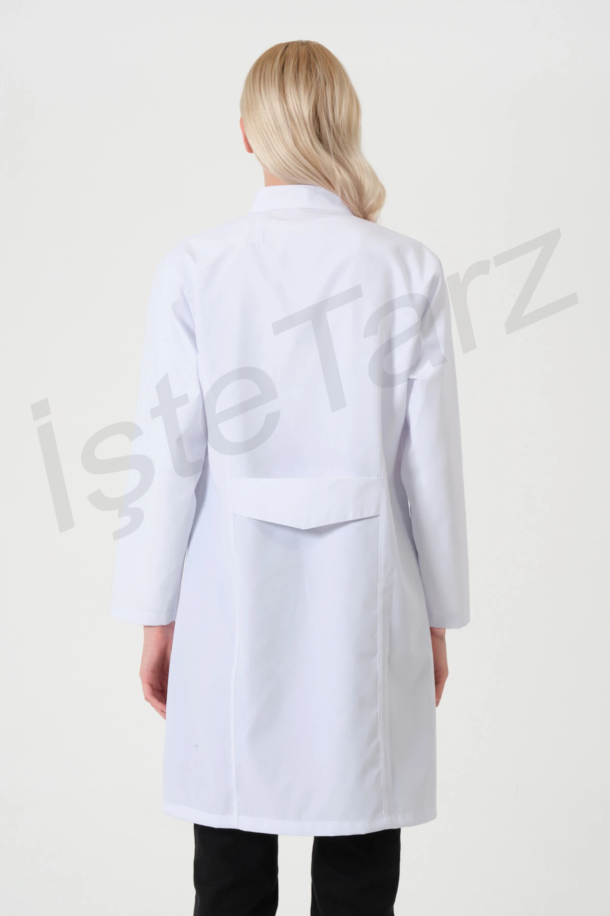 Kadın Doktor/Öğretmen Önlük Beyaz
