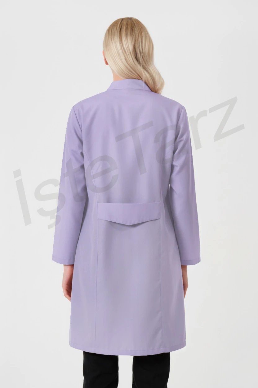 Personel Kadın İş Önlüğü - Mor