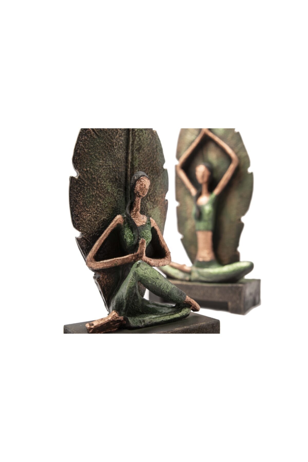 Yoga Yapan Kadınlar Yeşil Takım