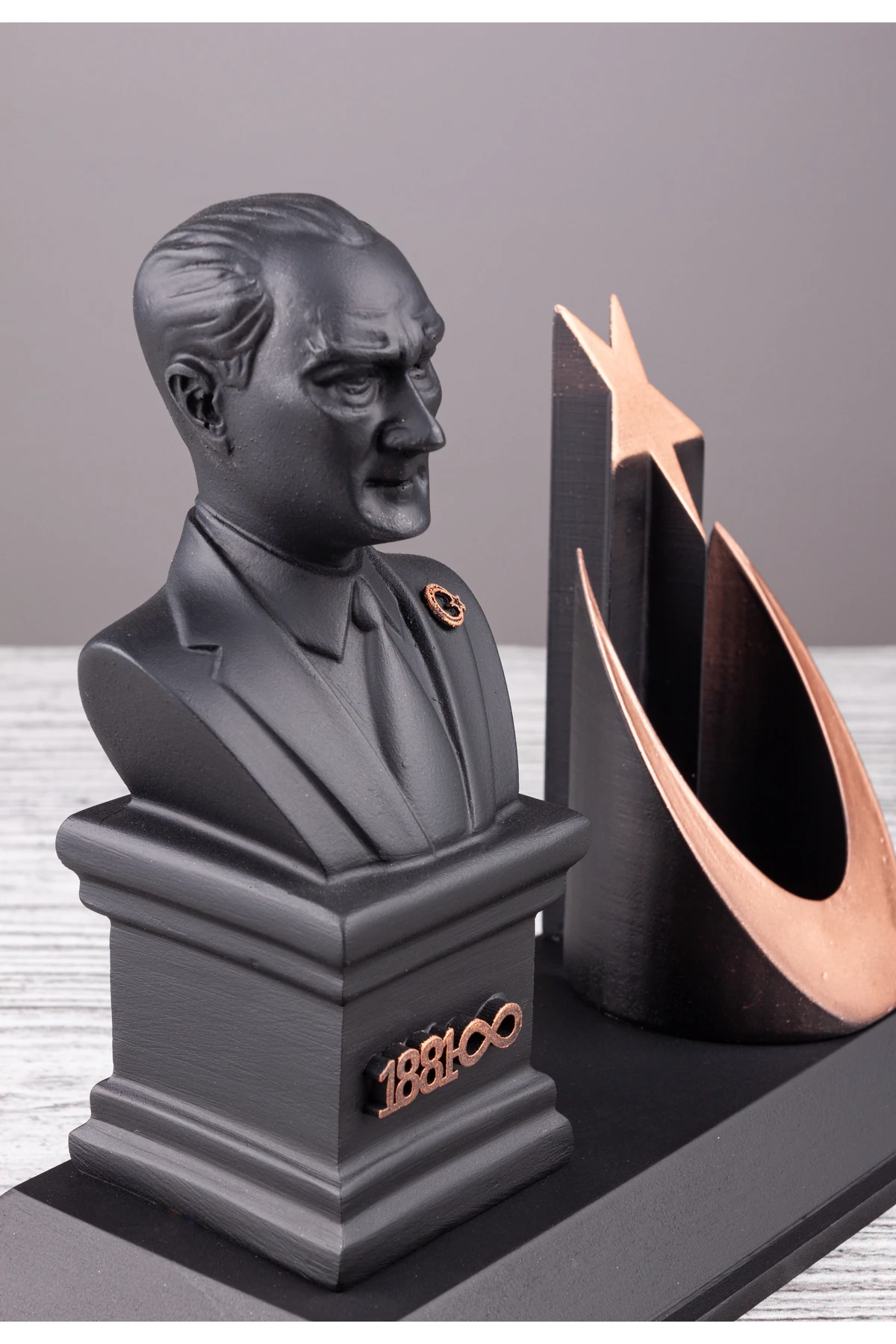 Atatürk büst ayyıldız biblo