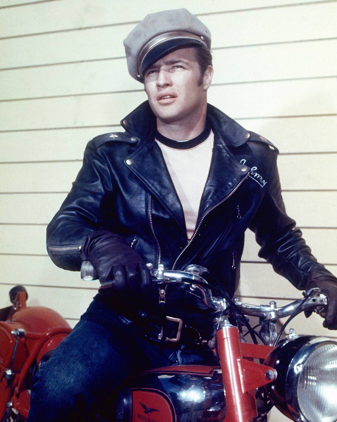 The Wild One Marlon Brando Leather Jacket