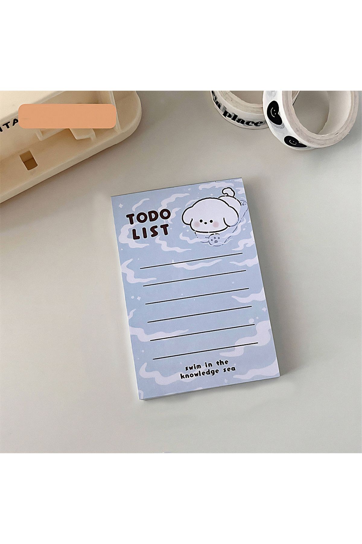 To Do List Ayıcık Temalı Renkli Not Seti (GGK-MH099)