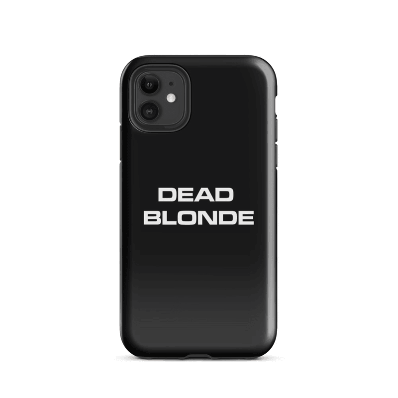 Dead Blonde iPhone Case, Black