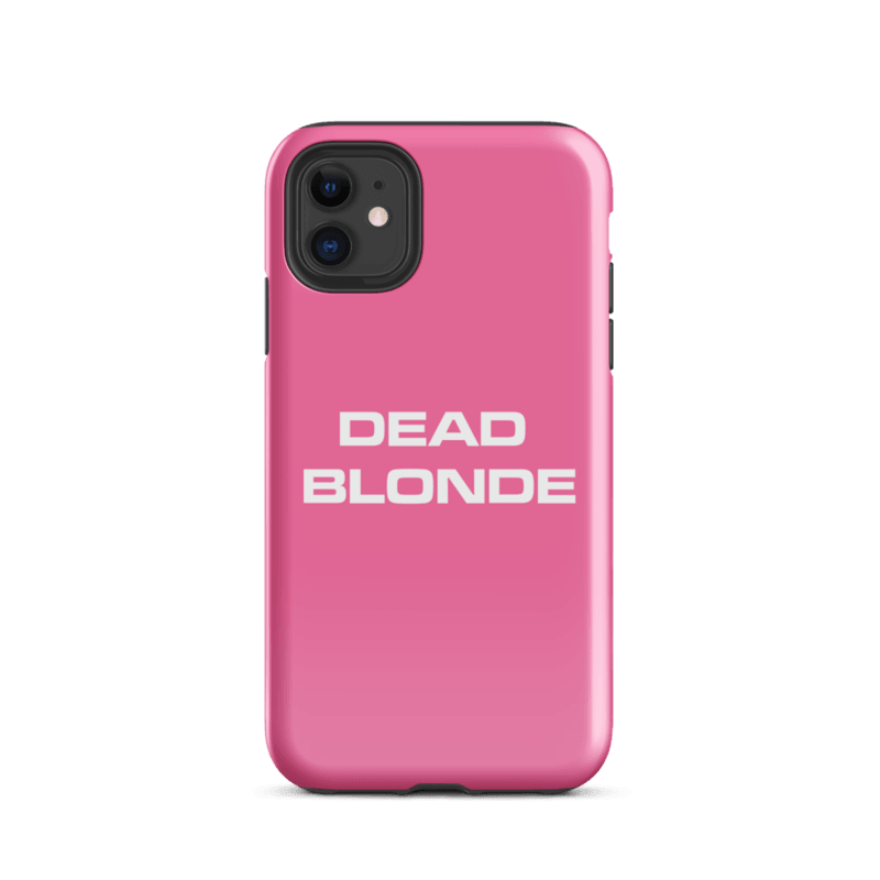 Dead Blonde iPhone Case, Pink