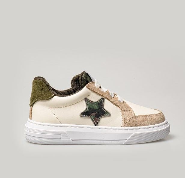 Merli&Rose Star Deri Sneaker | Kamuflaj