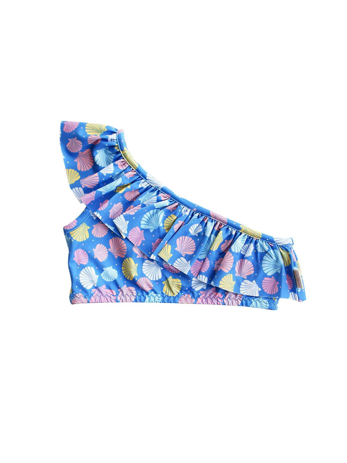 Miela kids UV Korumalı Ruffle Tek Omuz - Sea Shell