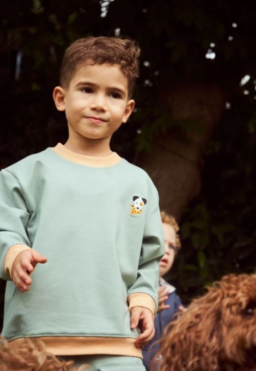 Miela kids Kontrast Detaylı Sweatshirt