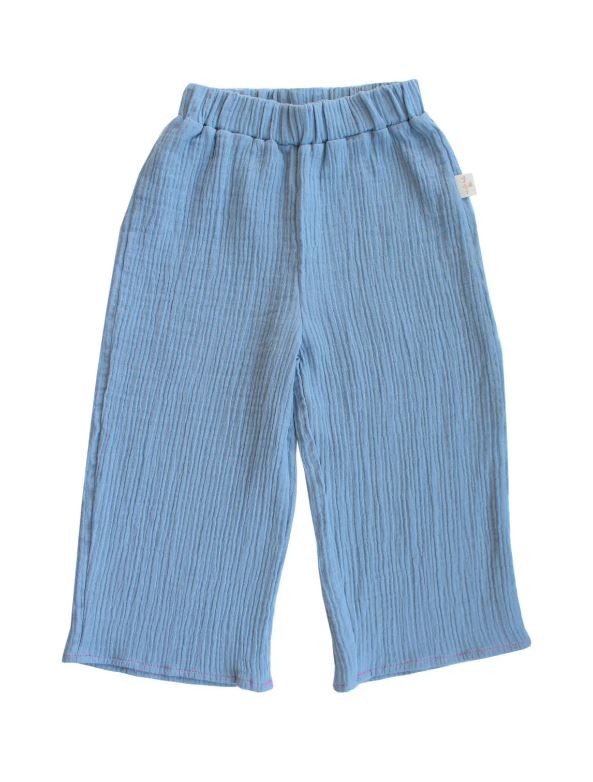 Flouncy Müslin Crop Set - Sky Blue