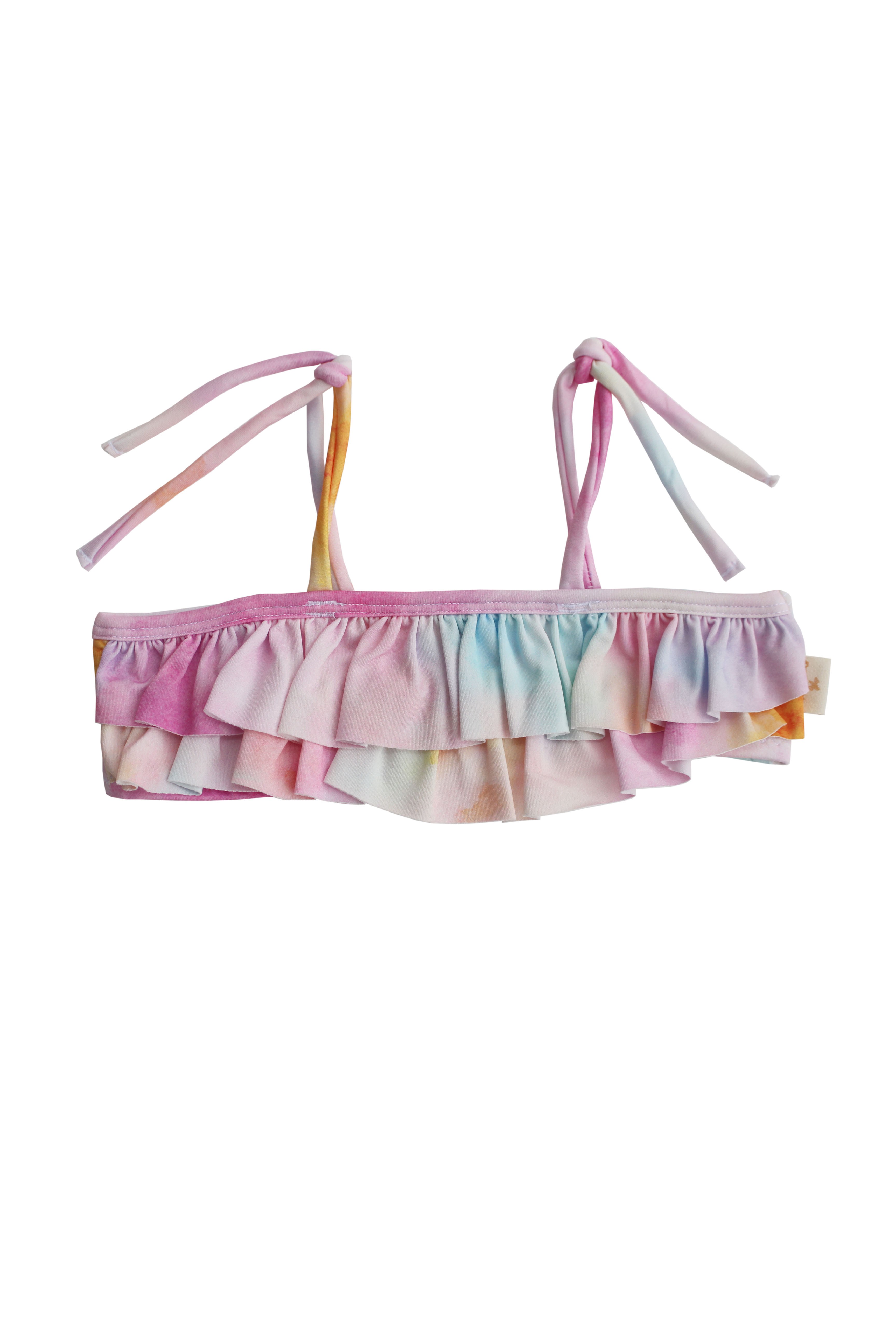 UV Korumalı Fırfırlı Renkli  Bikini Set