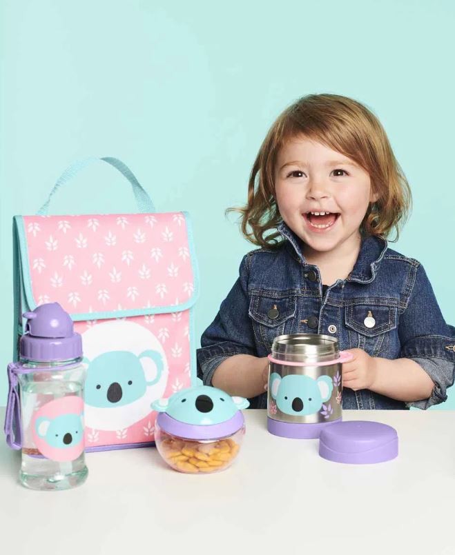 Paslanmaz Çelik Mama Saklama ve Taşıma Termosu Koala 2 Parça Set