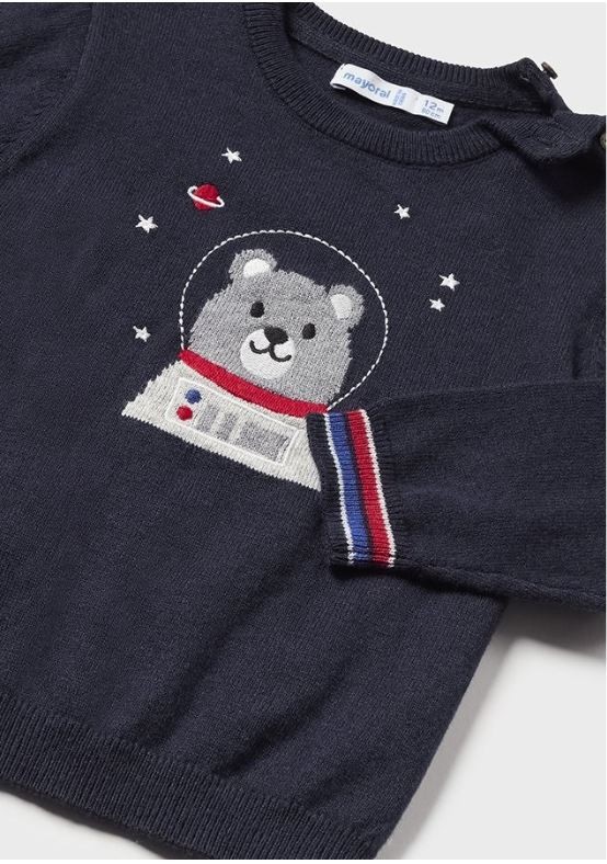 Mayoral Kışlık Erkek Bebek Kazak Pantolon 2'li Set Kırmızı