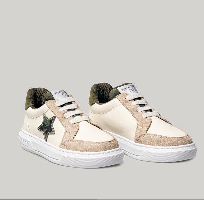 Merli&Rose Star Deri Sneaker | Kamuflaj