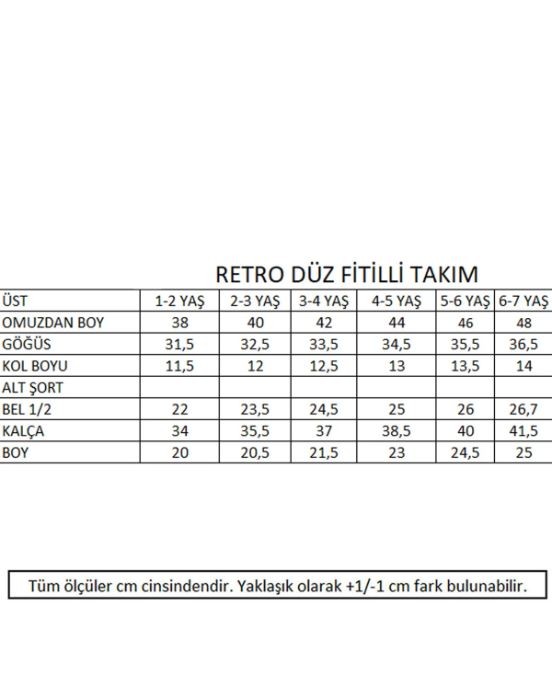 Retro Fitilli Takım-Mint