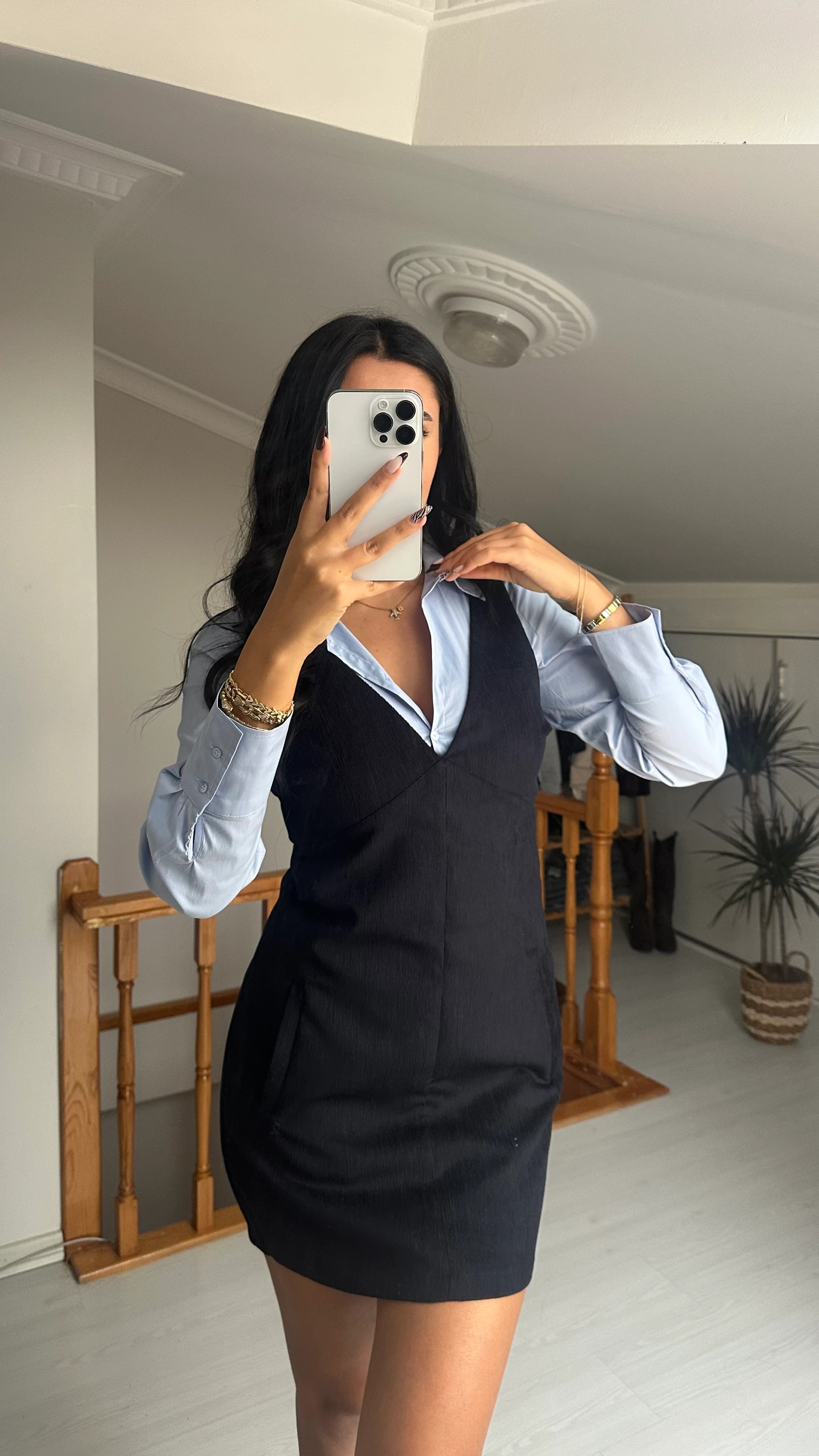 LACİVERT ELBİSE 26KELB01072