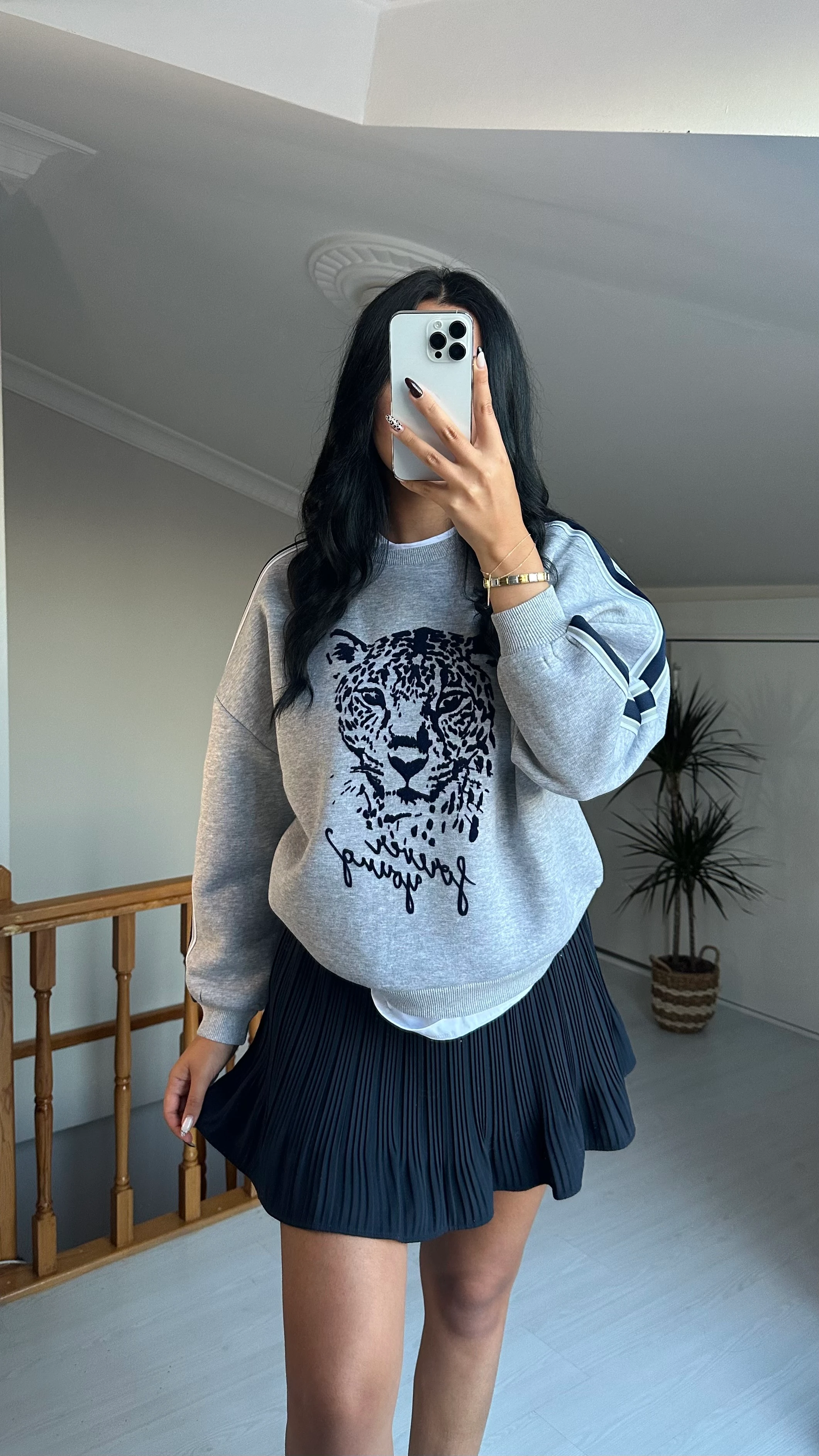 LACİVERT ŞORT ETEK 24Y41573