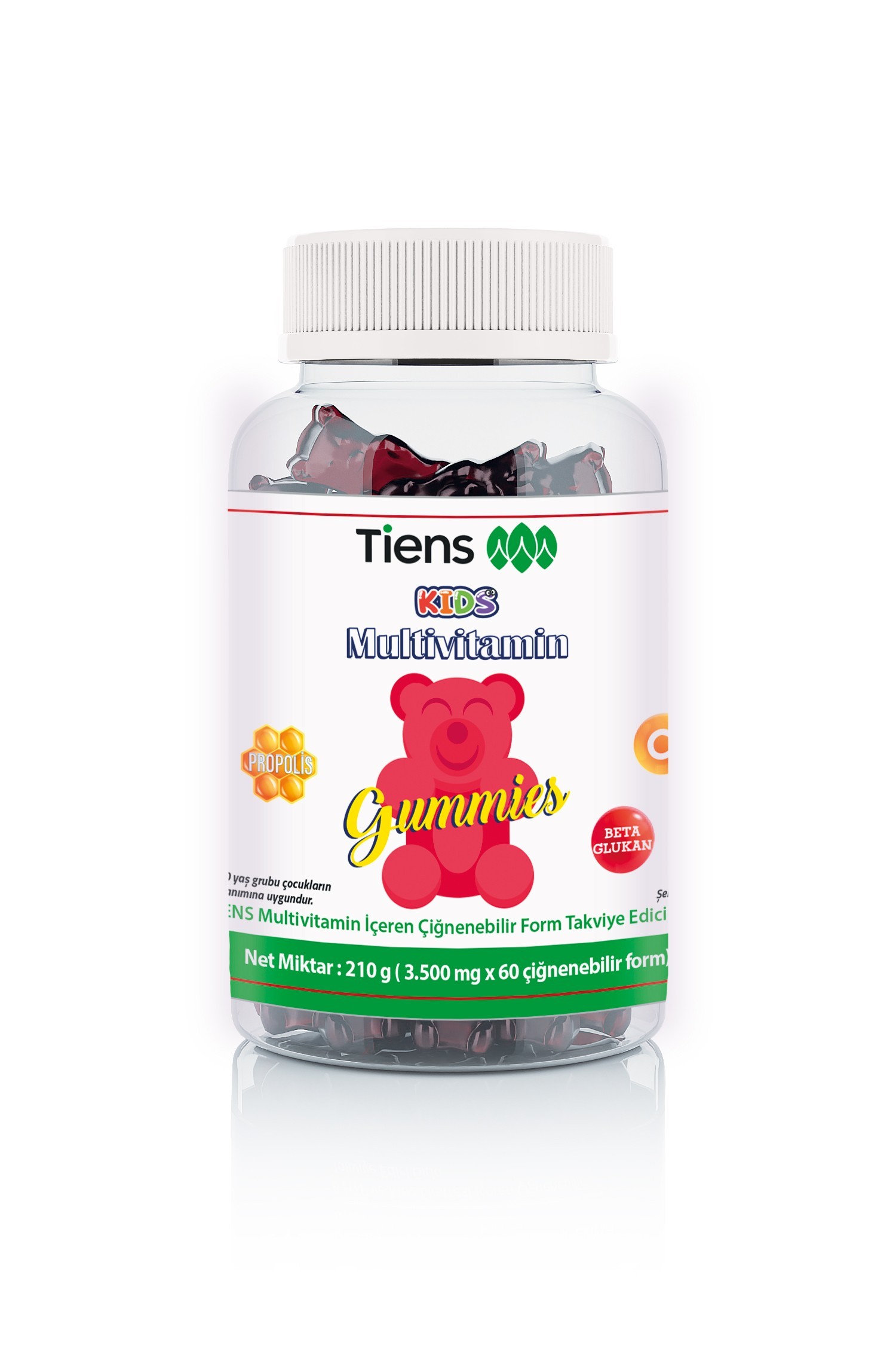 TIENS KIDS Multivitamin İçeren Çiğnenebilir Takviye Edici Gıda