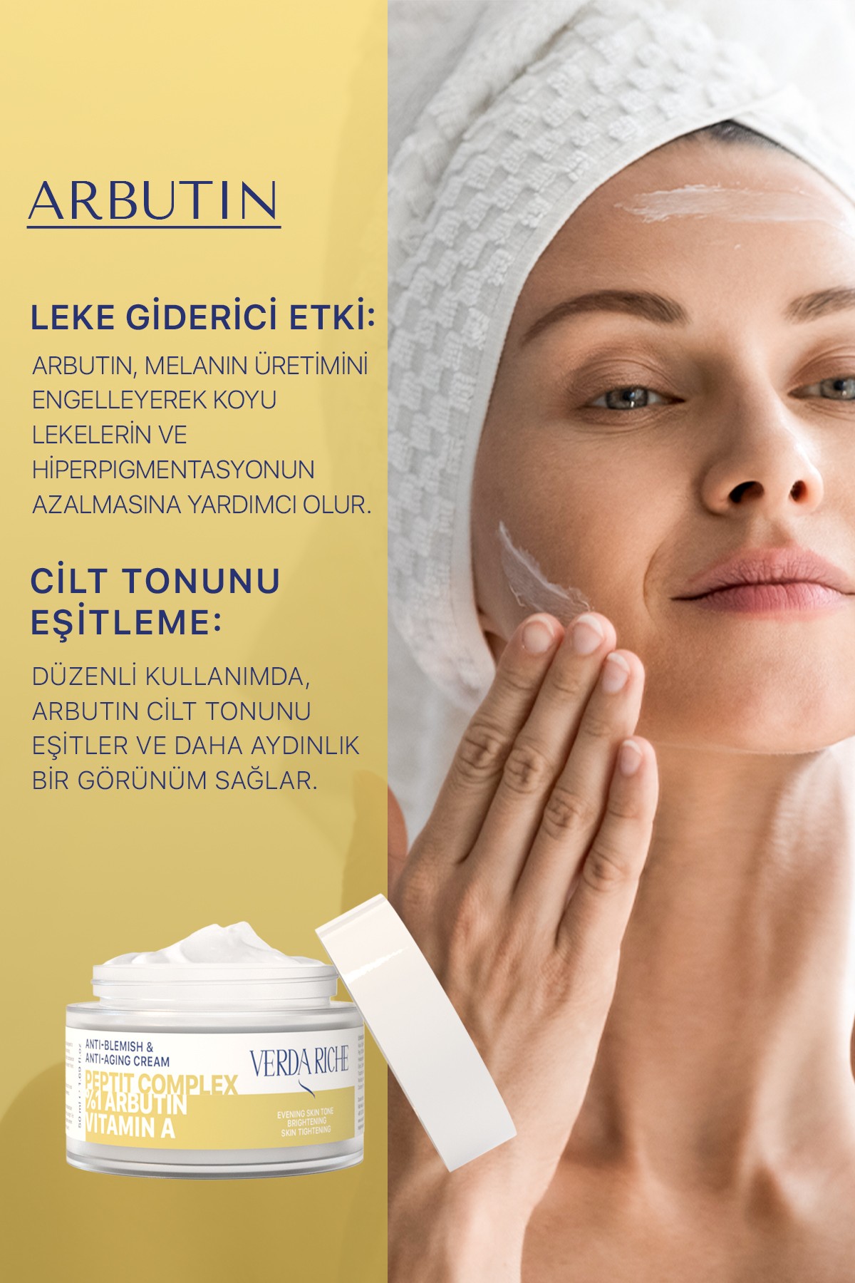 Leke ve Yaşlanma Karşıtı Yüz Kremi 50ml